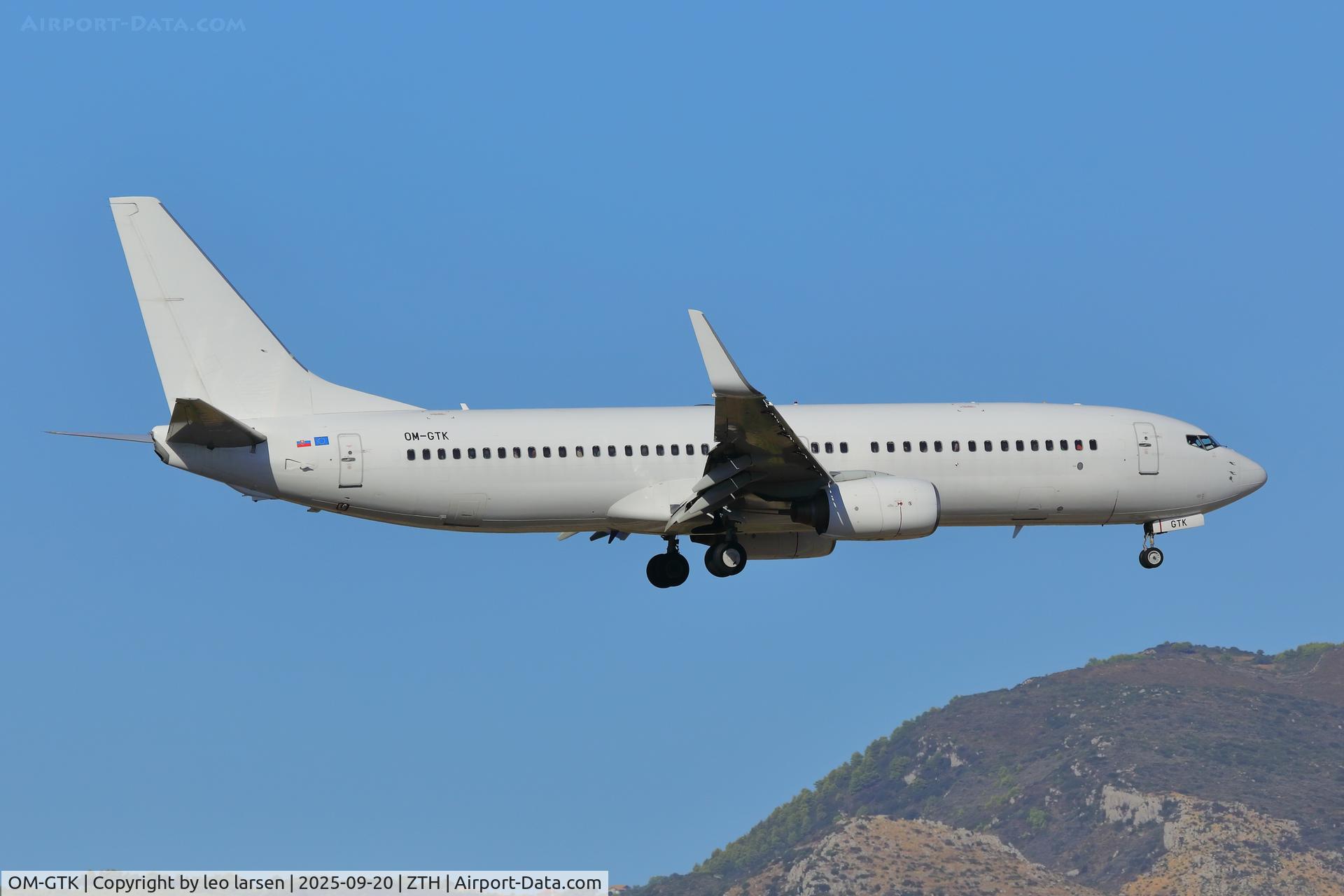 OM-GTK, 2008 Boeing 737-86N C/N 36809, Zakynthos 20.9.2025