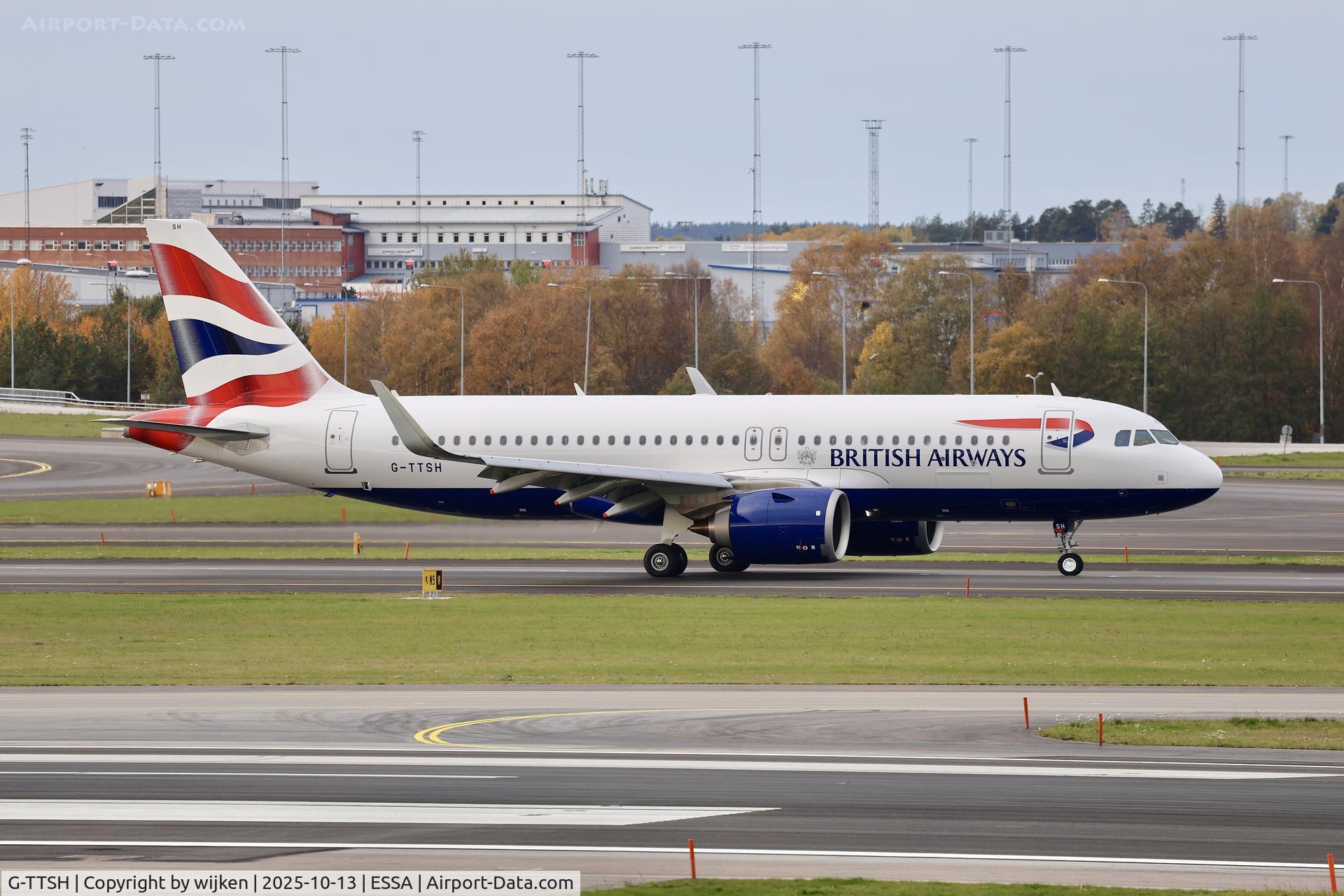 G-TTSH, 2025 Airbus A320-251N C/N 12735, Rwy 01R G-TTSH, 2025 Airbus A320-251N C/N 12735, Rwy 01R