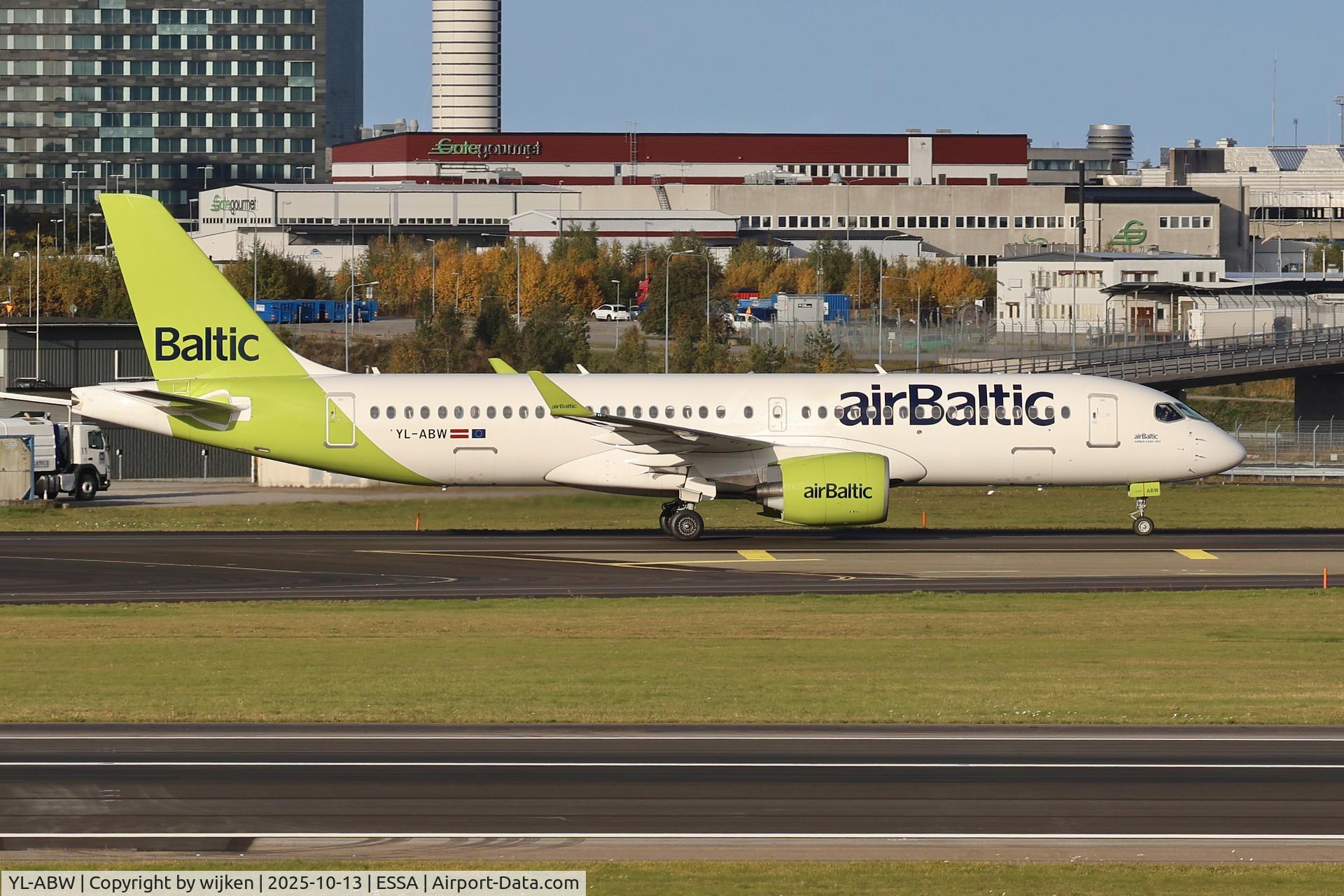 YL-ABW, 2024 Airbus A220-371 C/N 55308, Twy W