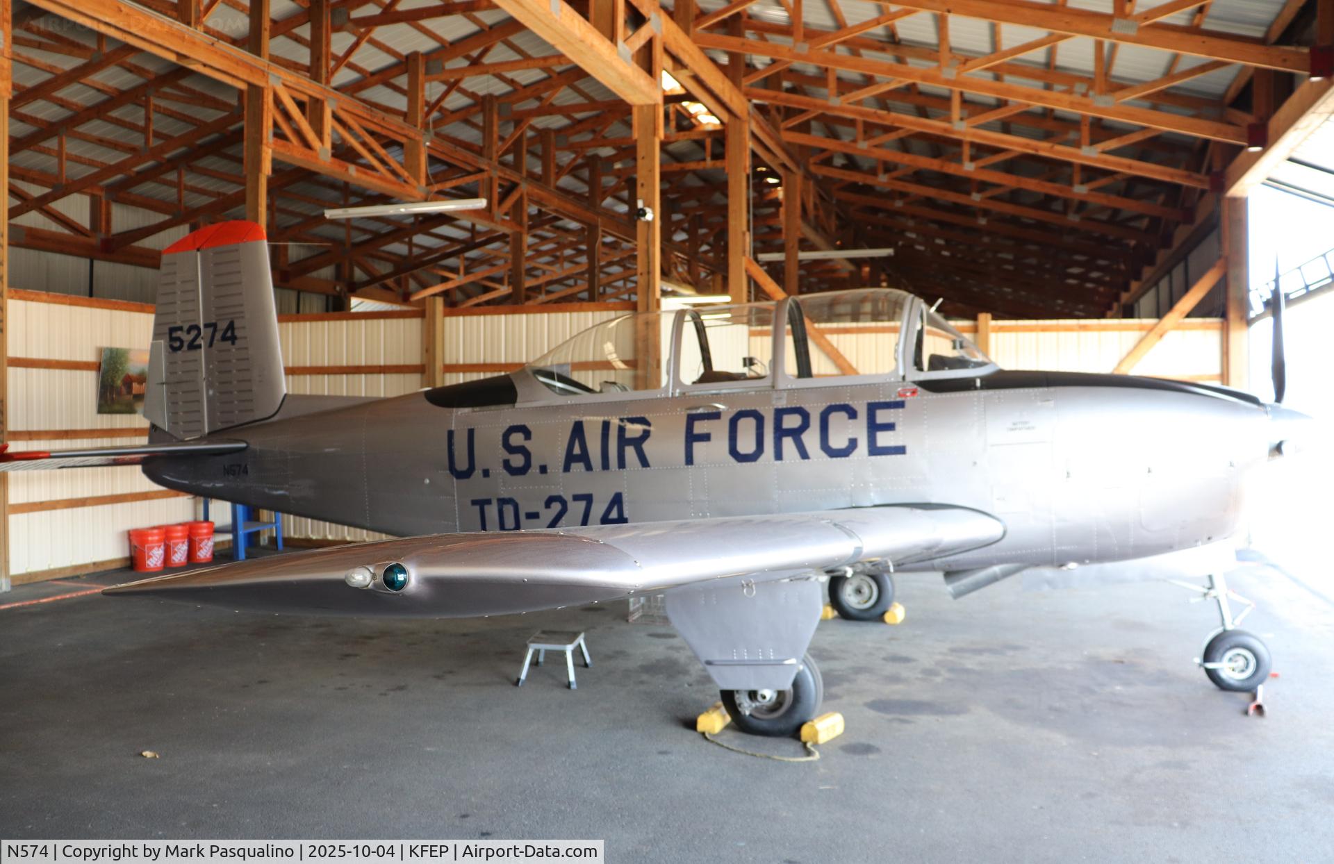 N574, Beech A45 C/N G-831, Beech T-34A N574, Beech A45 C/N G-831, Beech T-34A