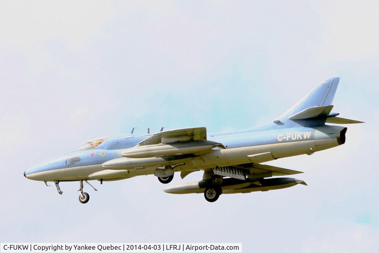 C-FUKW, 1954 Hawker Hunter T.68 C/N HABL-003215&41H-680368, Landivisiau Naval Air Base (LFRJ)