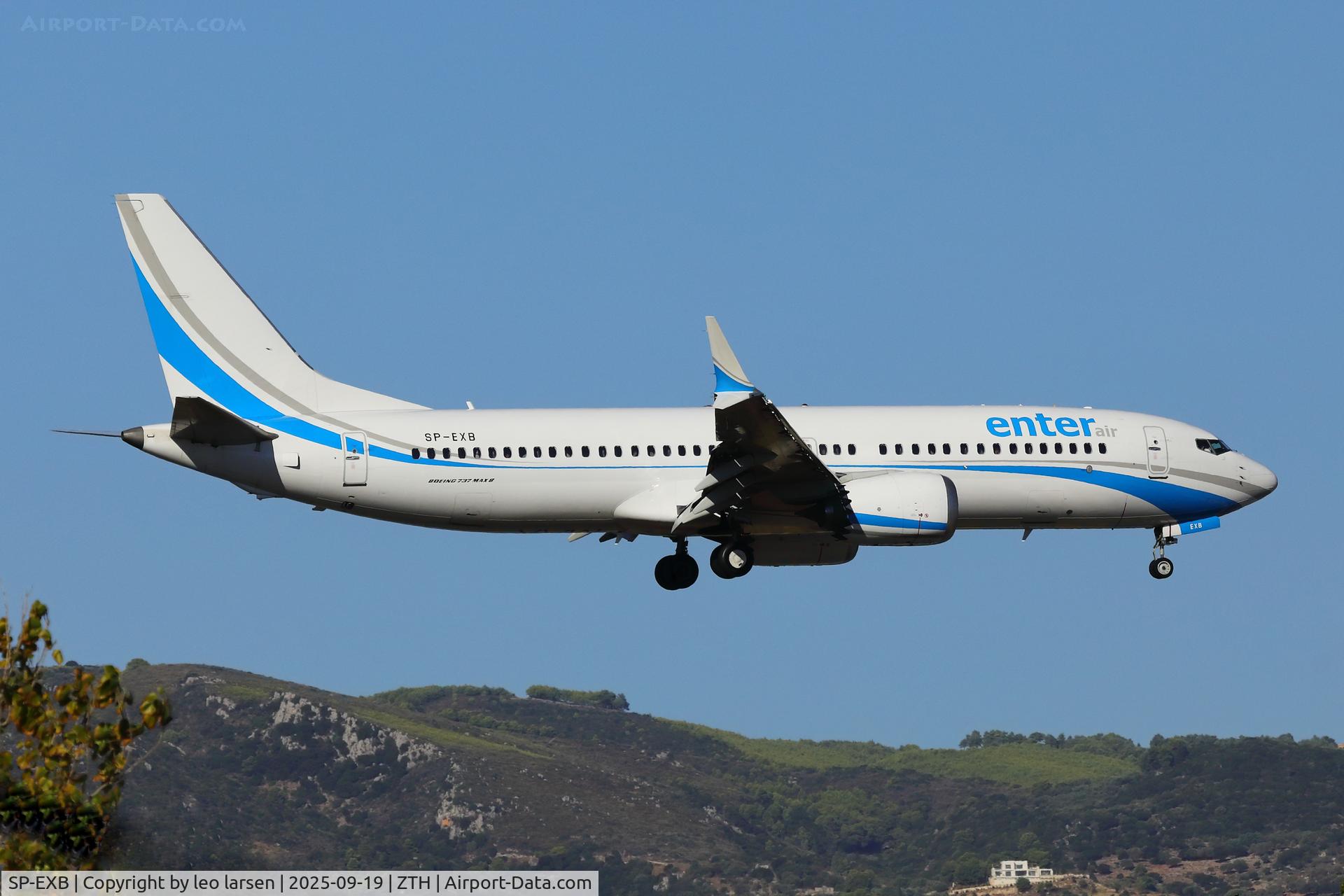 SP-EXB, 2018 Boeing 737-8 MAX C/N 64296, Zakynthos 19.9.2025
