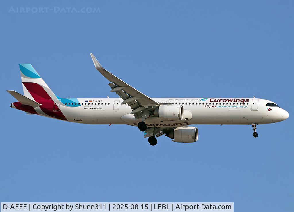 D-AEEE, 2024 Airbus 321-251NX C/N 11696, Landing rwy 24R D-AEEE, 2024 Airbus 321-251NX C/N 11696, Landing rwy 24R