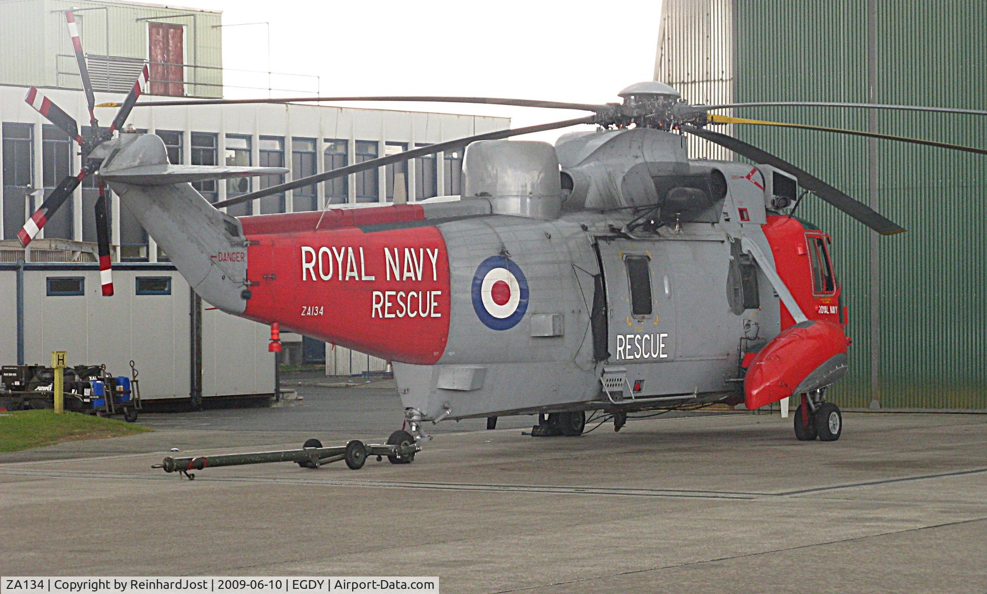 ZA134, 1981 Westland Sea King HU.5SAR C/N WA895, Royal Navy Sea King ZA134 at Yeovilton. It came to Ukraine in May 2023.