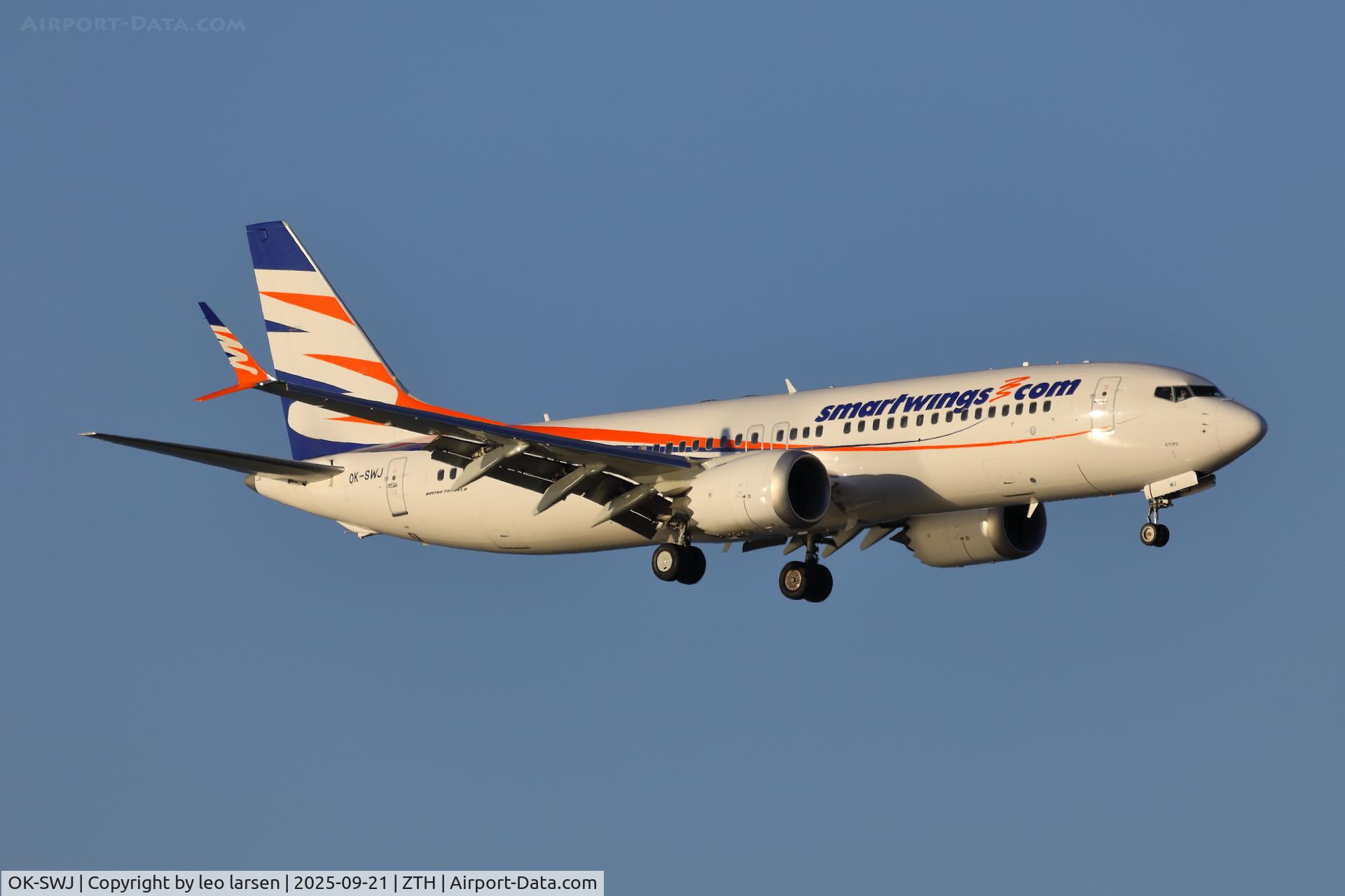 OK-SWJ, 2023 Boeing B-737-8 Max C/N 62909, Zakynthos 21.9.2025 OK-SWJ, 2023 Boeing B-737-8 Max C/N 62909, Zakynthos 21.9.2025