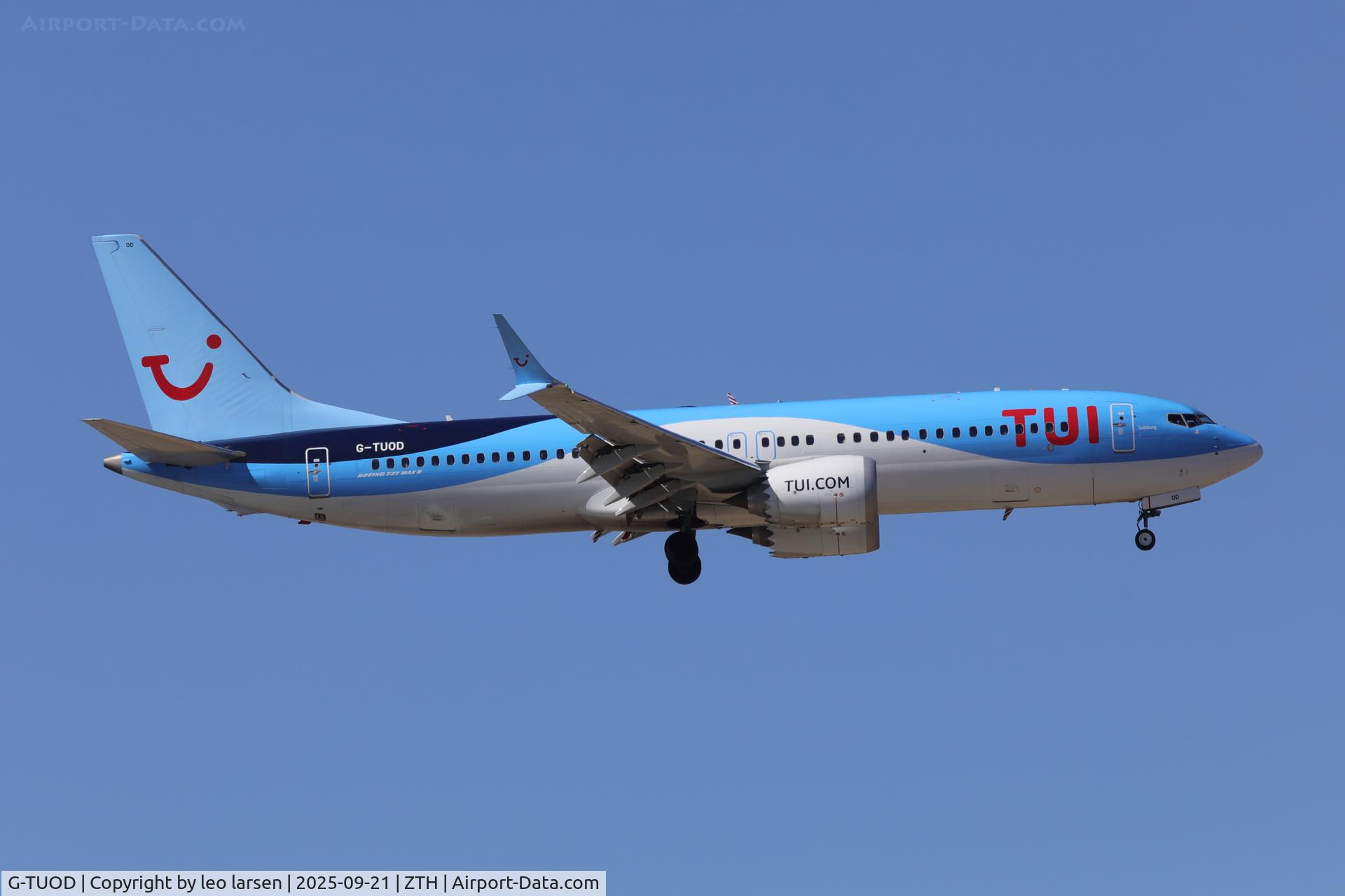 G-TUOD, 2023 Boeing 737-8 C/N 44662, Zakynthos 21.9.2025