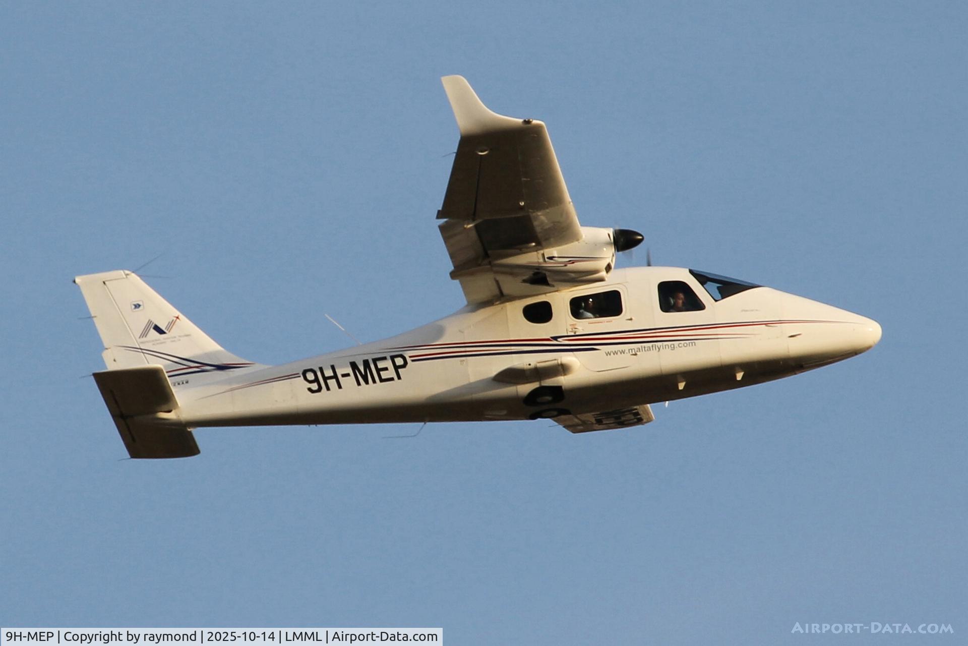 9H-MEP, Tecnam P2006T MkII C/N 326, Tecnam P2006T MkII reg 9H-MEP of Malta School of Flying airborne from RW23 in Malta. 9H-MEP, Tecnam P2006T MkII C/N 326, Tecnam P2006T MkII reg 9H-MEP of Malta School of Flying airborne from RW23 in Malta.