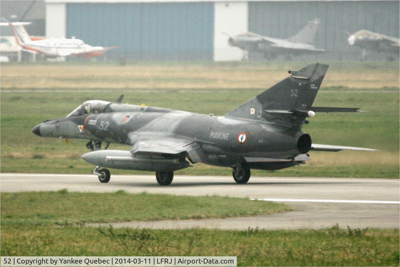 52, Dassault Super Etendard C/N 52, Dassault Super Etendard MER, Landivisiau Naval Air Base (LFRJ)