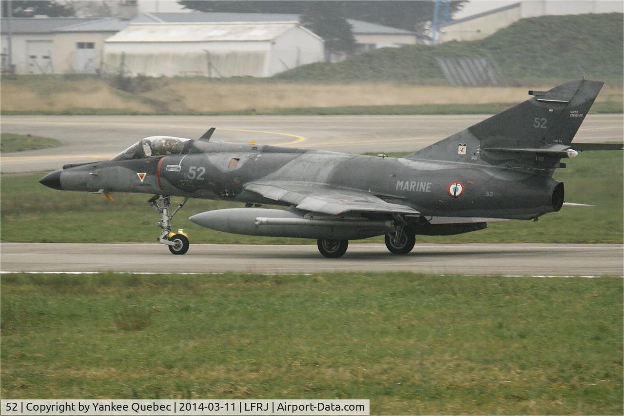 52, Dassault Super Etendard C/N 52, Dassault Super Etendard MER, Landivisiau Naval Air Base (LFRJ)