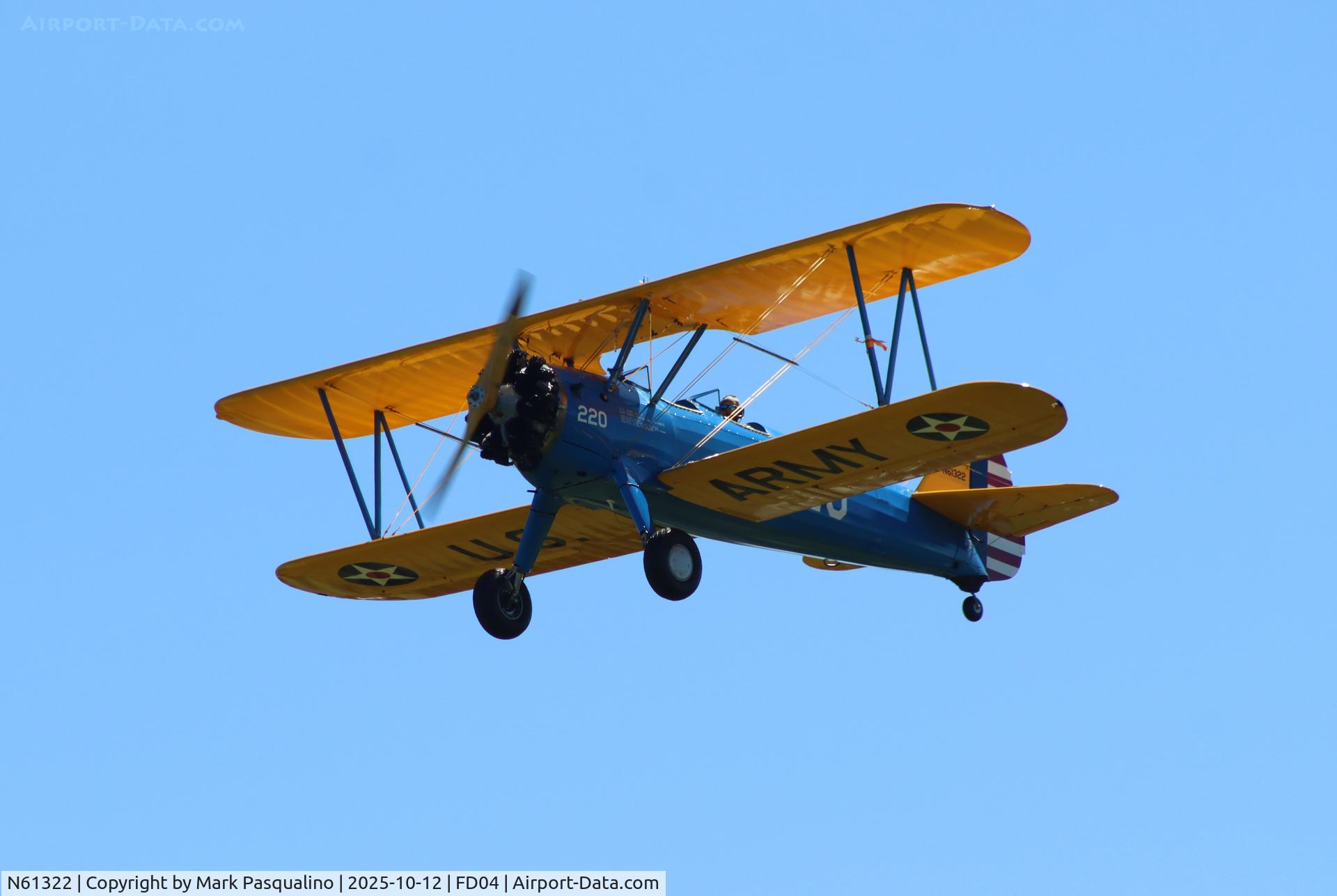 N61322, 1941 Boeing A75N1(PT17) C/N 75-1635, Stearman