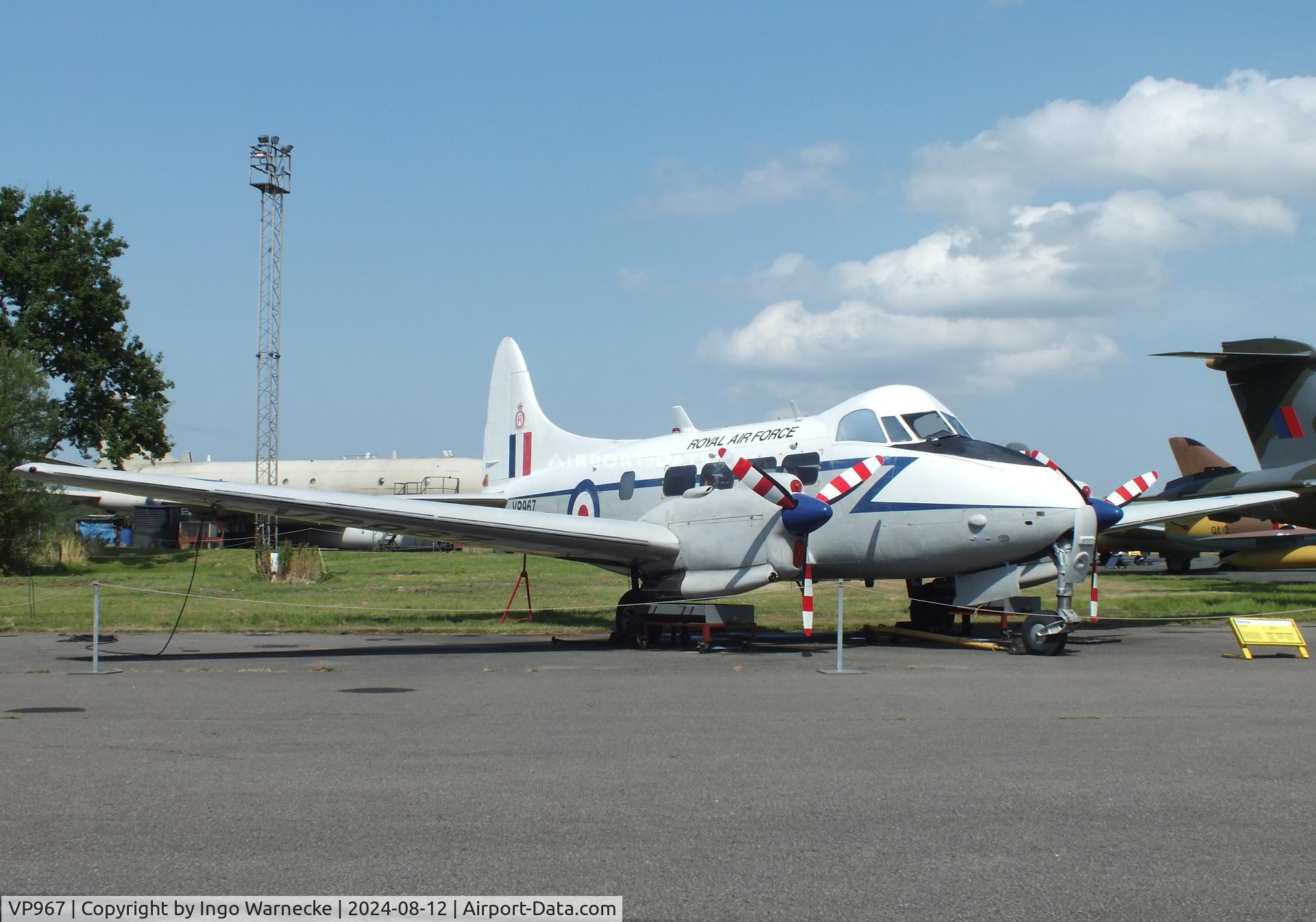 VP967, 1948 De Havilland DH-104 Devon C.2 C/N 04220, De Havilland D.H.104 Devon C2 at the Yorkshire Air Museum, Elvington