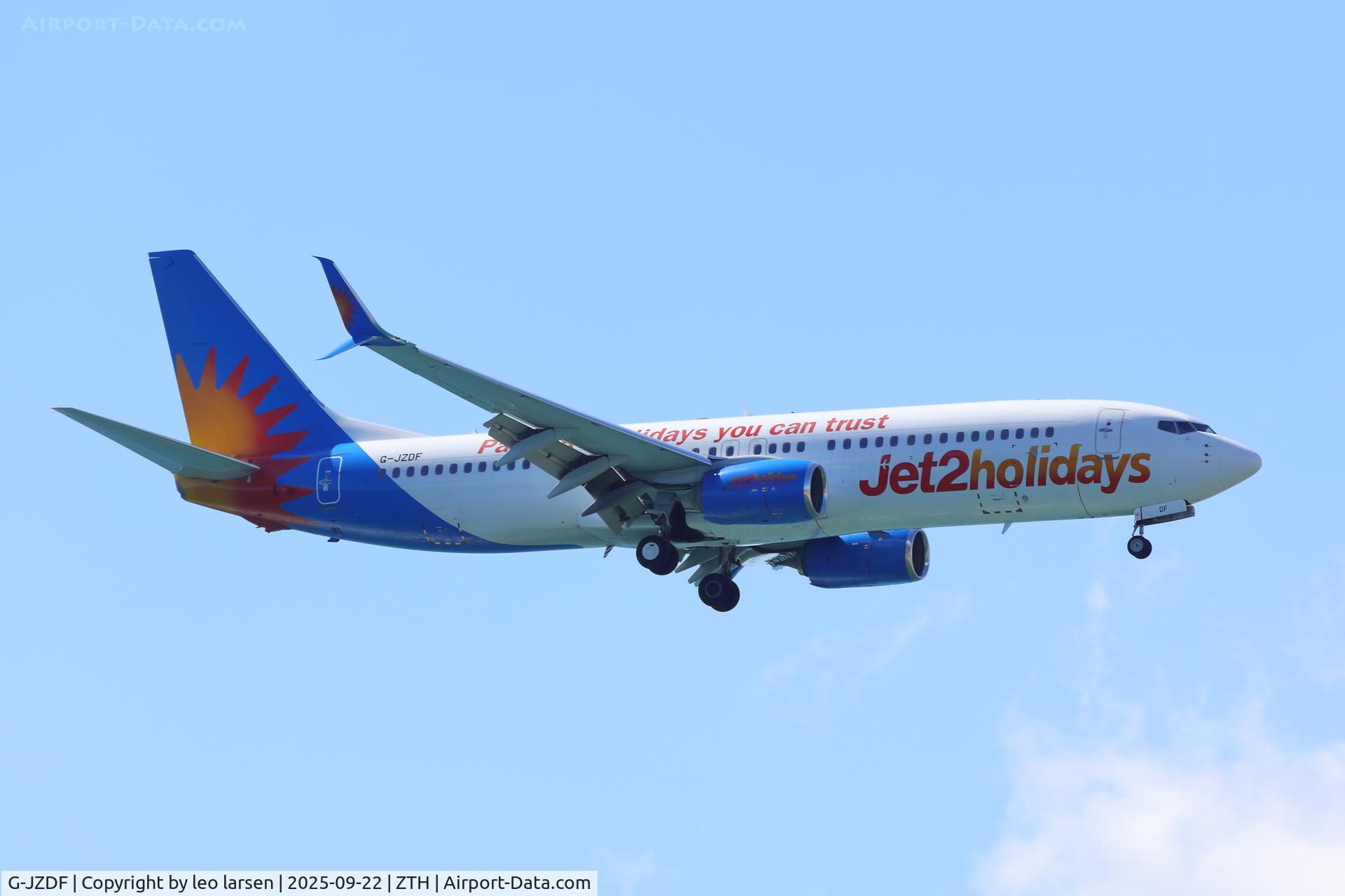 G-JZDF, 2015 Boeing 737-8H6 C/N 41768, Zakynthos 22.9.2025 G-JZDF, 2015 Boeing 737-8H6 C/N 41768, Zakynthos 22.9.2025