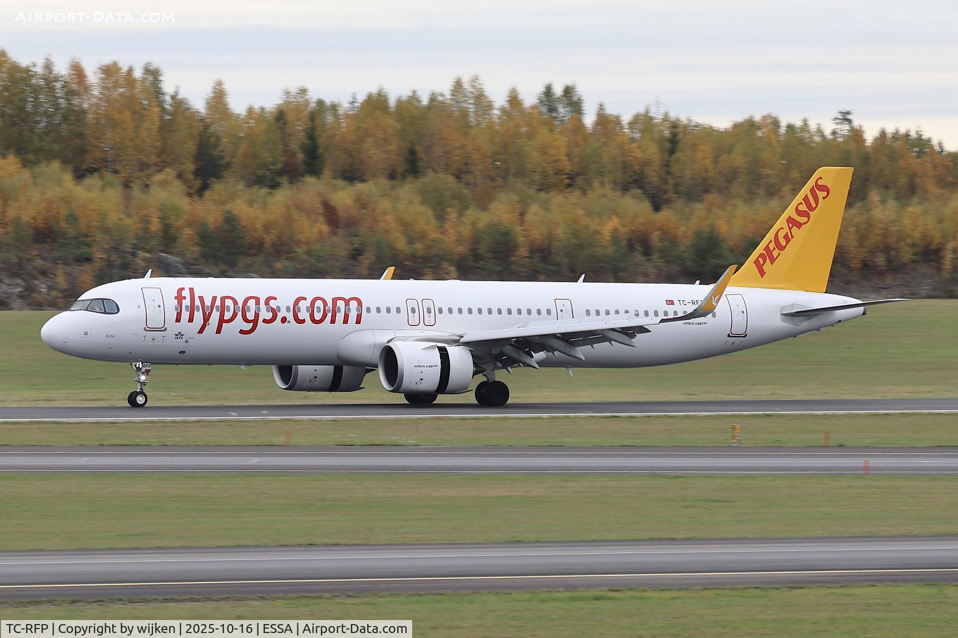 TC-RFP, 2025 Airbuss A321-251 NX C/N 12542, Rwy 01R