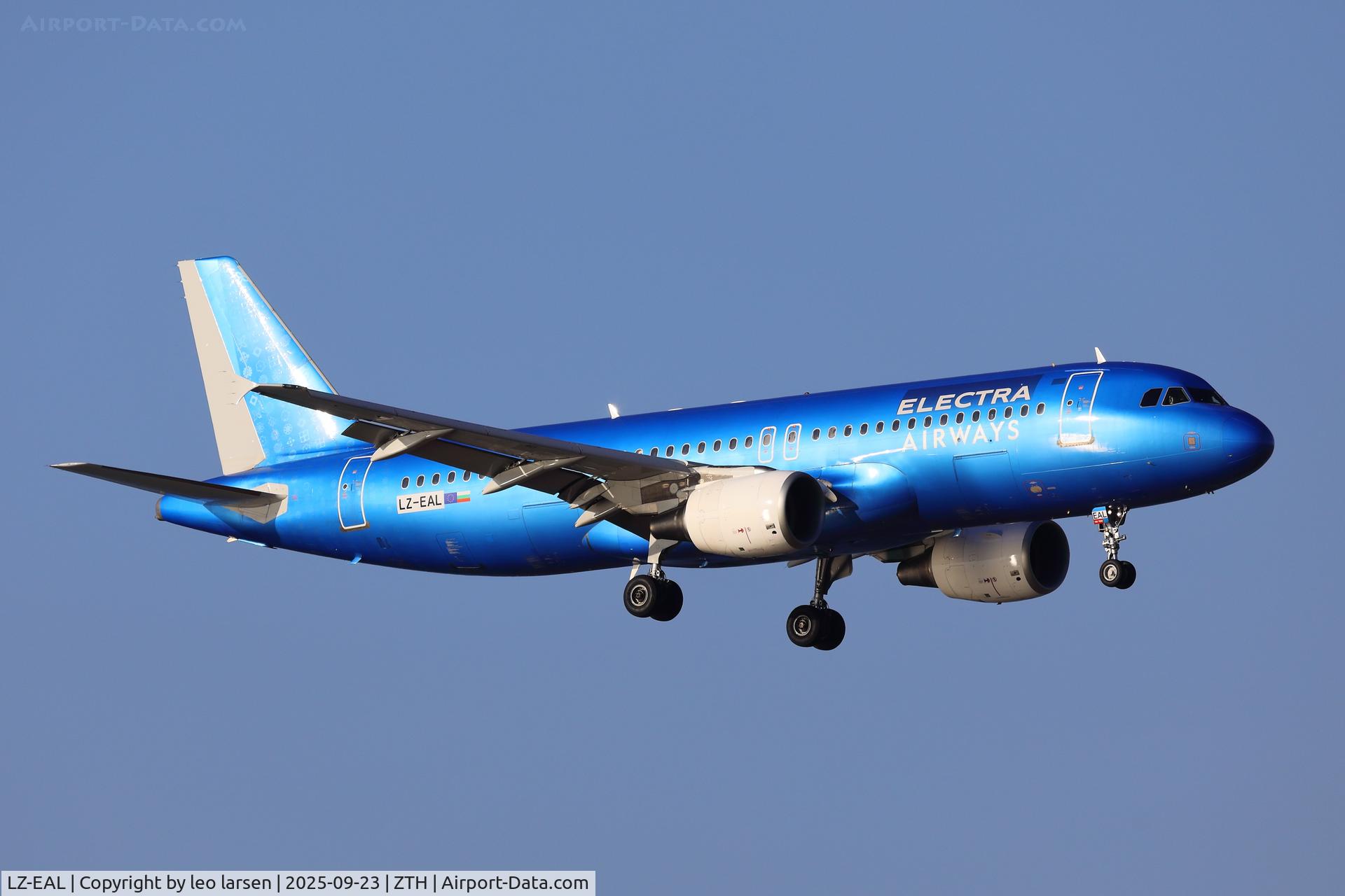 LZ-EAL, 2001 Airbus A320-214 C/N 1473, Zakynthos 23.9.2025 LZ-EAL, 2001 Airbus A320-214 C/N 1473, Zakynthos 23.9.2025