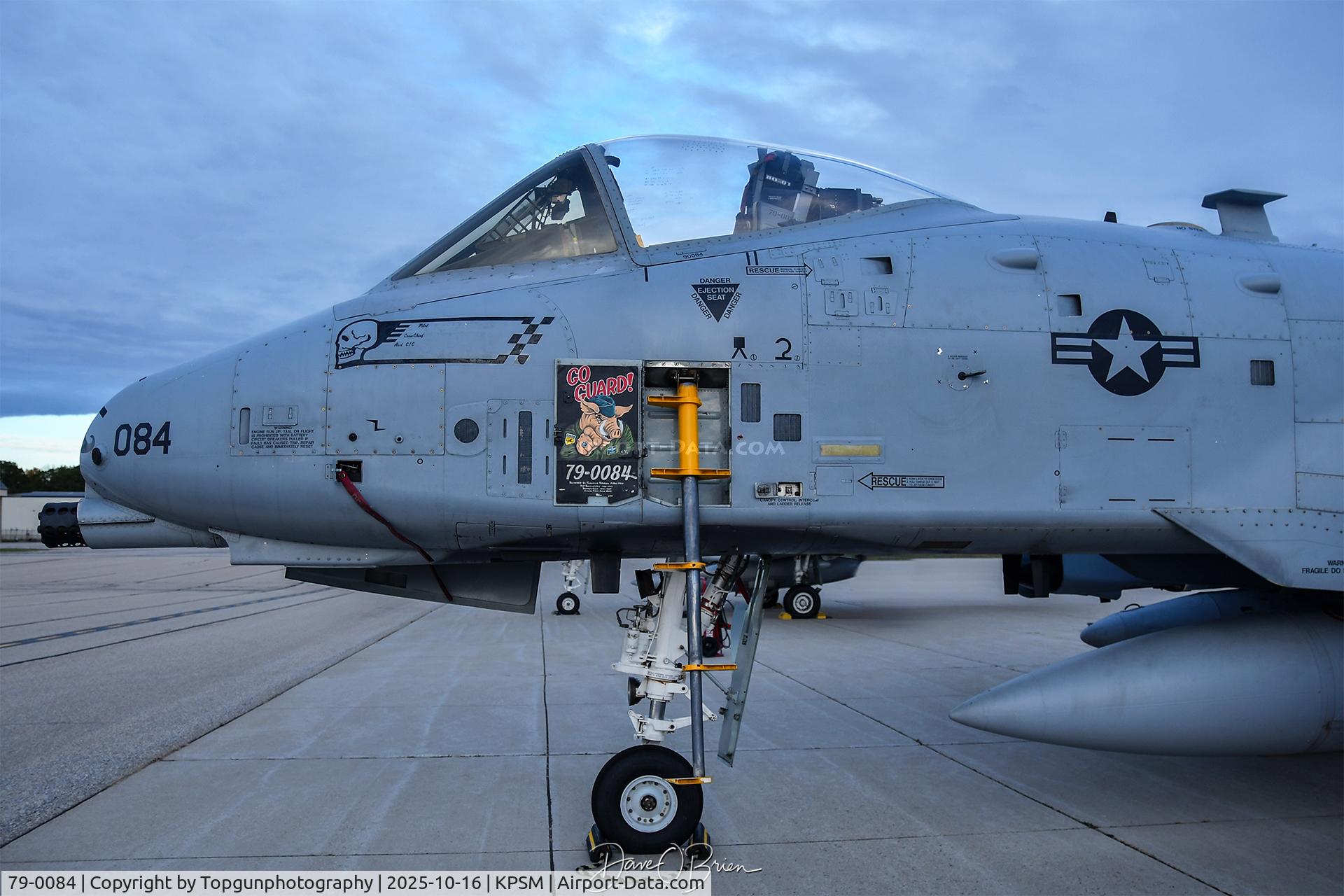 79-0084, 1979 Fairchild Republic A-10C Thunderbolt II C/N A10-0348, some sweet door art on this jet