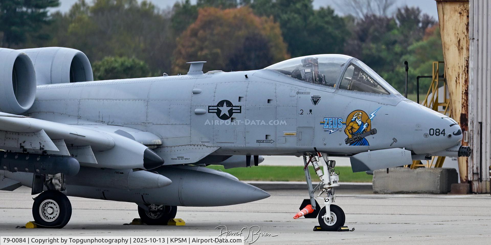 79-0084, 1979 Fairchild Republic A-10C Thunderbolt II C/N A10-0348, ZEUS Nose art
