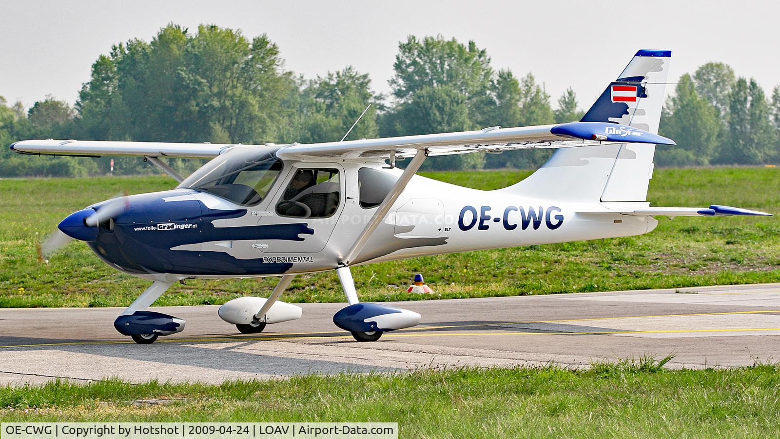 OE-CWG, 2006 Glastar 2+2 C/N 5624, Lovely homebuilt taxiing on its homebase. OE-CWG, 2006 Glastar 2+2 C/N 5624, Lovely homebuilt taxiing on its homebase.