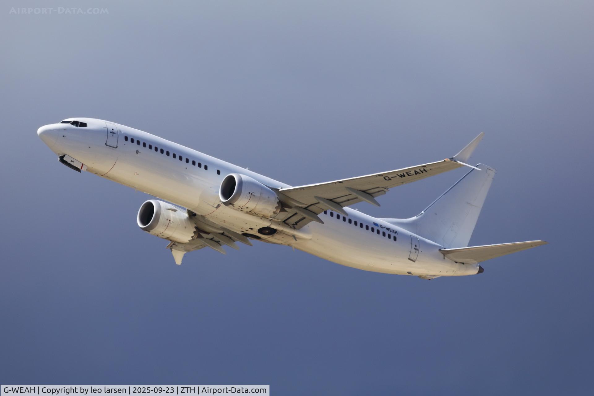 G-WEAH, 2022 Boeing 737-8 Max C/N 43340, Zakynthos 23.9.2025 G-WEAH, 2022 Boeing 737-8 Max C/N 43340, Zakynthos 23.9.2025