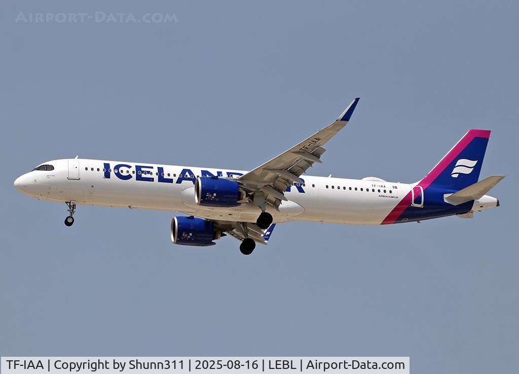 TF-IAA, 2024 Airbus A321-271NX C/N 12213, Landing rwy 24R