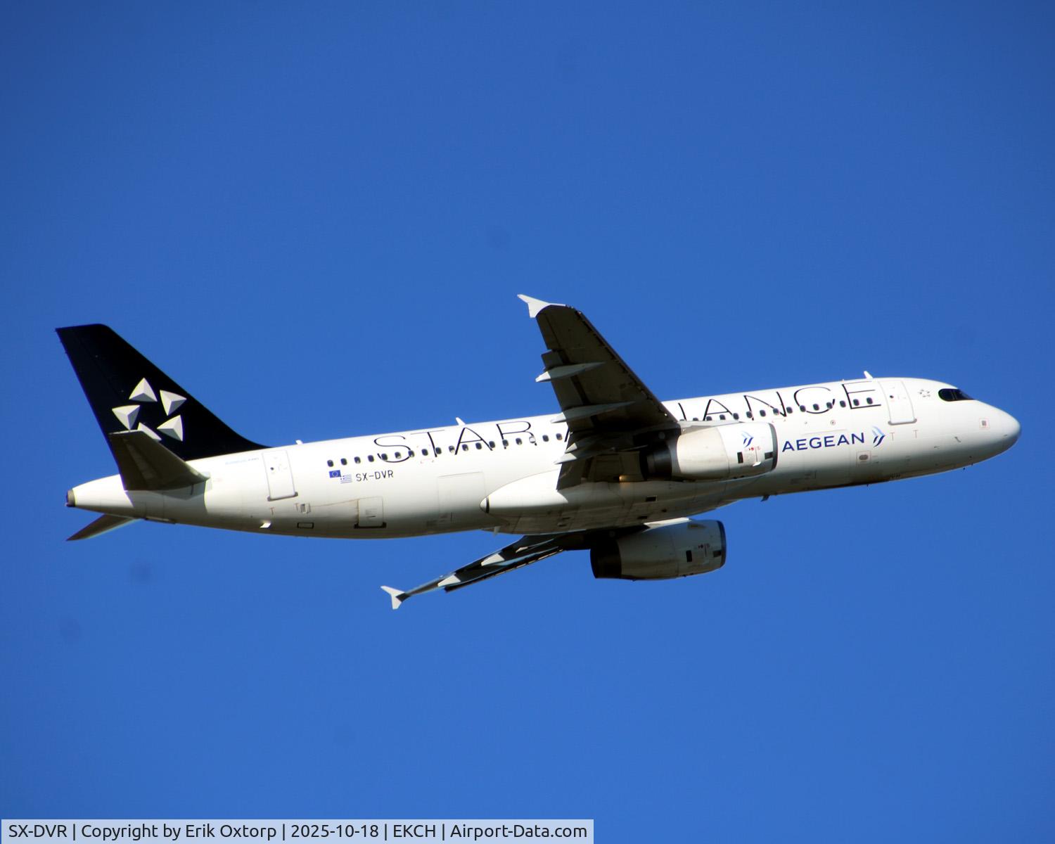 SX-DVR, 2008 Airbus A320-232 C/N 3714, SX-DVR departed rw 04R