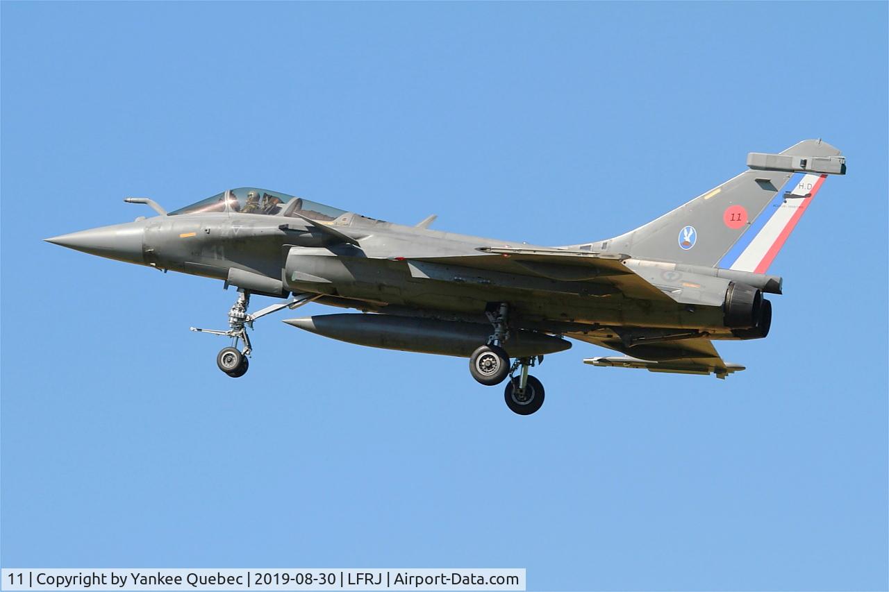 11, Dassault Rafale M C/N 11, Dassault Rafale M, Landivisiau Naval Air Base (LFRJ-LDV)