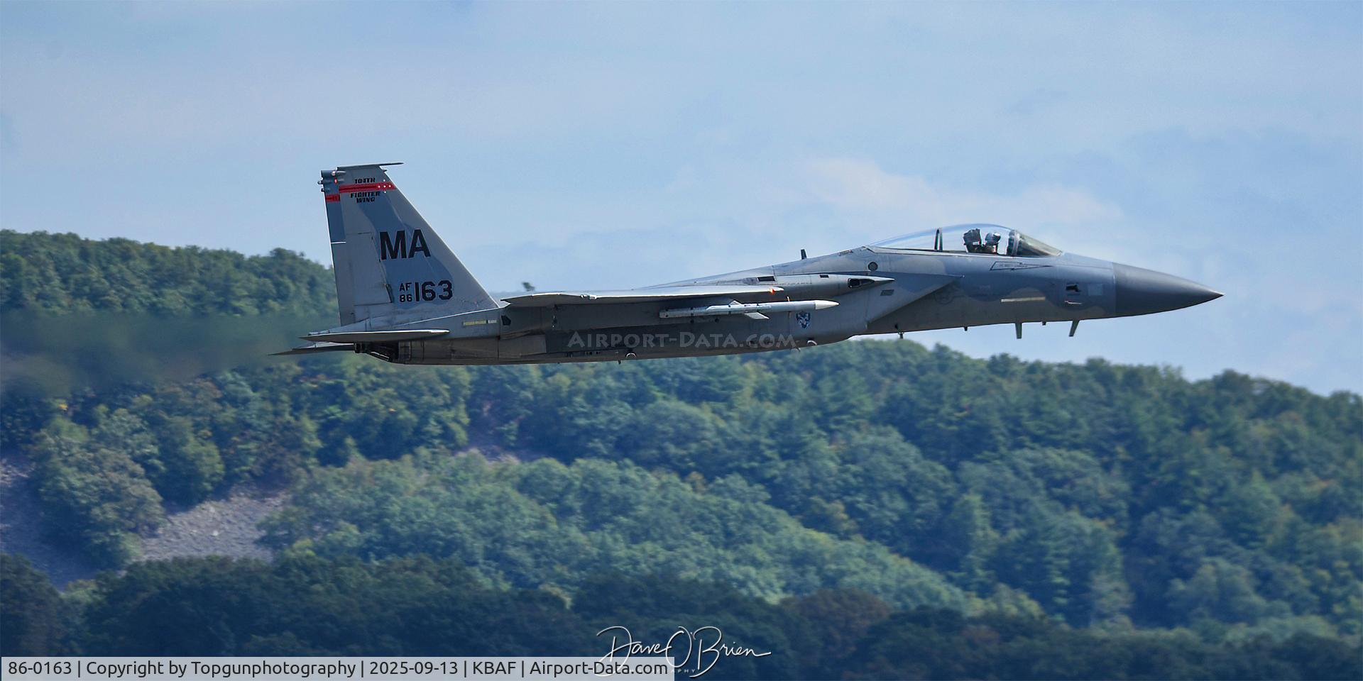 86-0163, 1986 McDonnell Douglas F-15C Eagle C/N 1010/C391, BILLY12 last flight of the unit as they transition to F-35A's