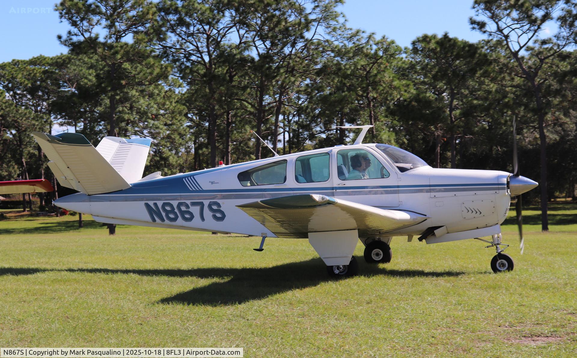 N867S, 1969 Beech V35A Bonanza C/N D-8957, Beech V35A