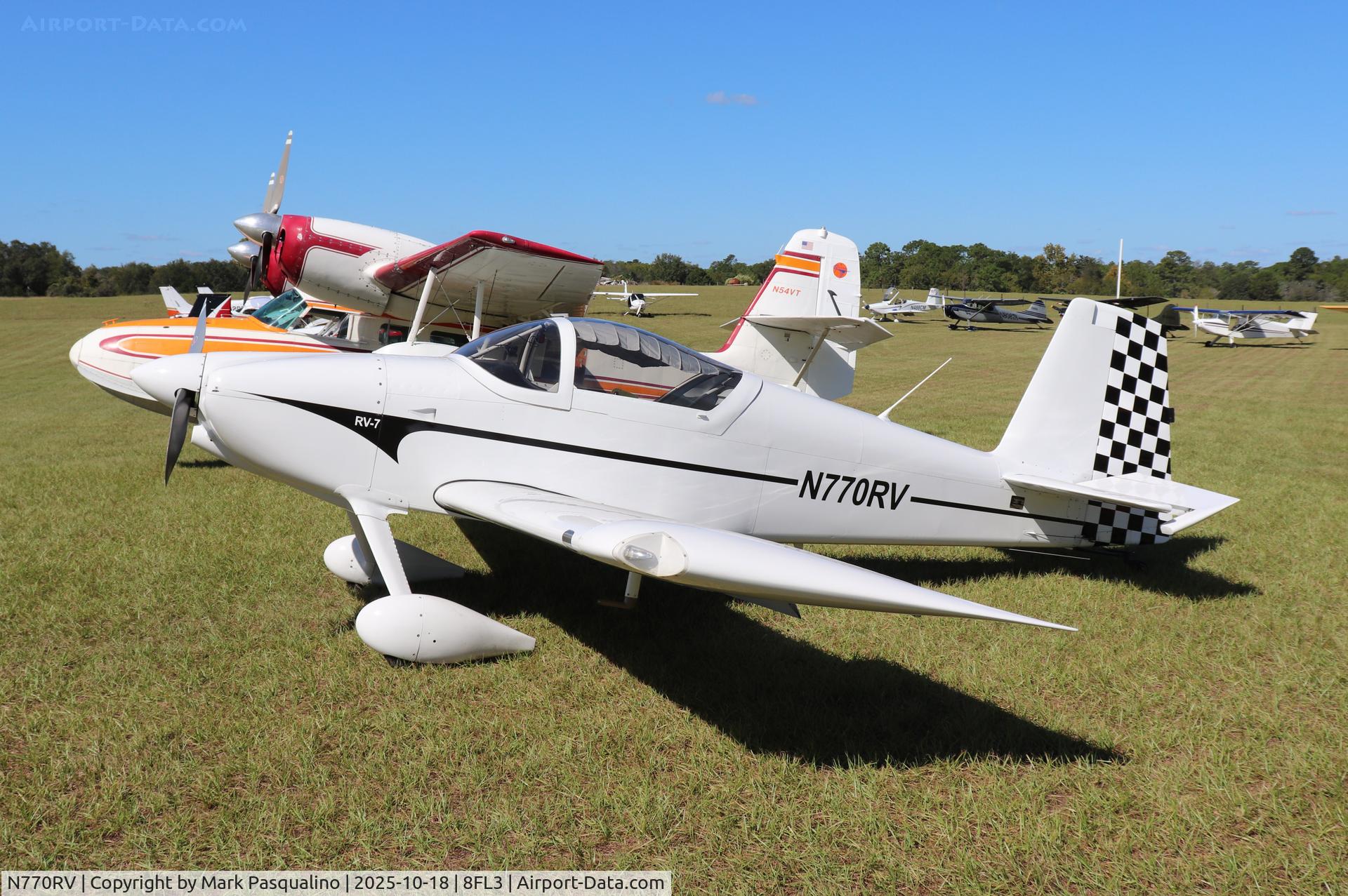N770RV, 2017 Vans RV-7 C/N 70827, Vans RV-7