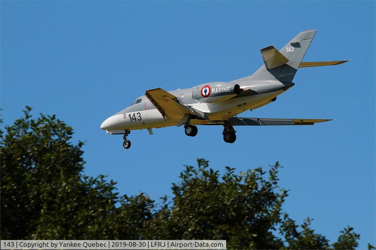 143, 1979 Dassault Falcon 10MER C/N 143, Dassault Falcon 10 MER, Landivisiau Naval Air Base (LFRJ-LDV)