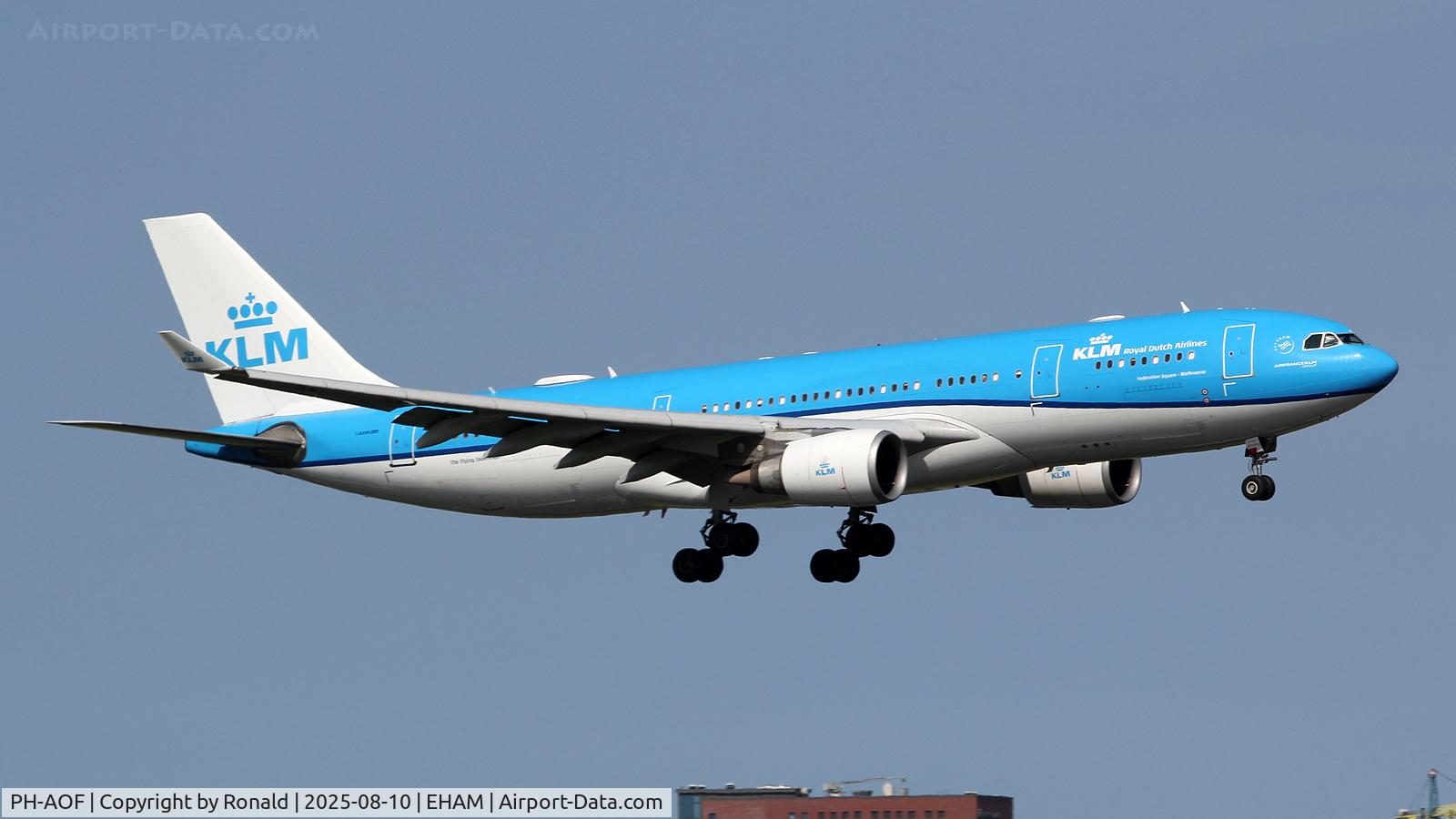 PH-AOF, 2006 Airbus A330-203 C/N 801, at spl PH-AOF, 2006 Airbus A330-203 C/N 801, at spl