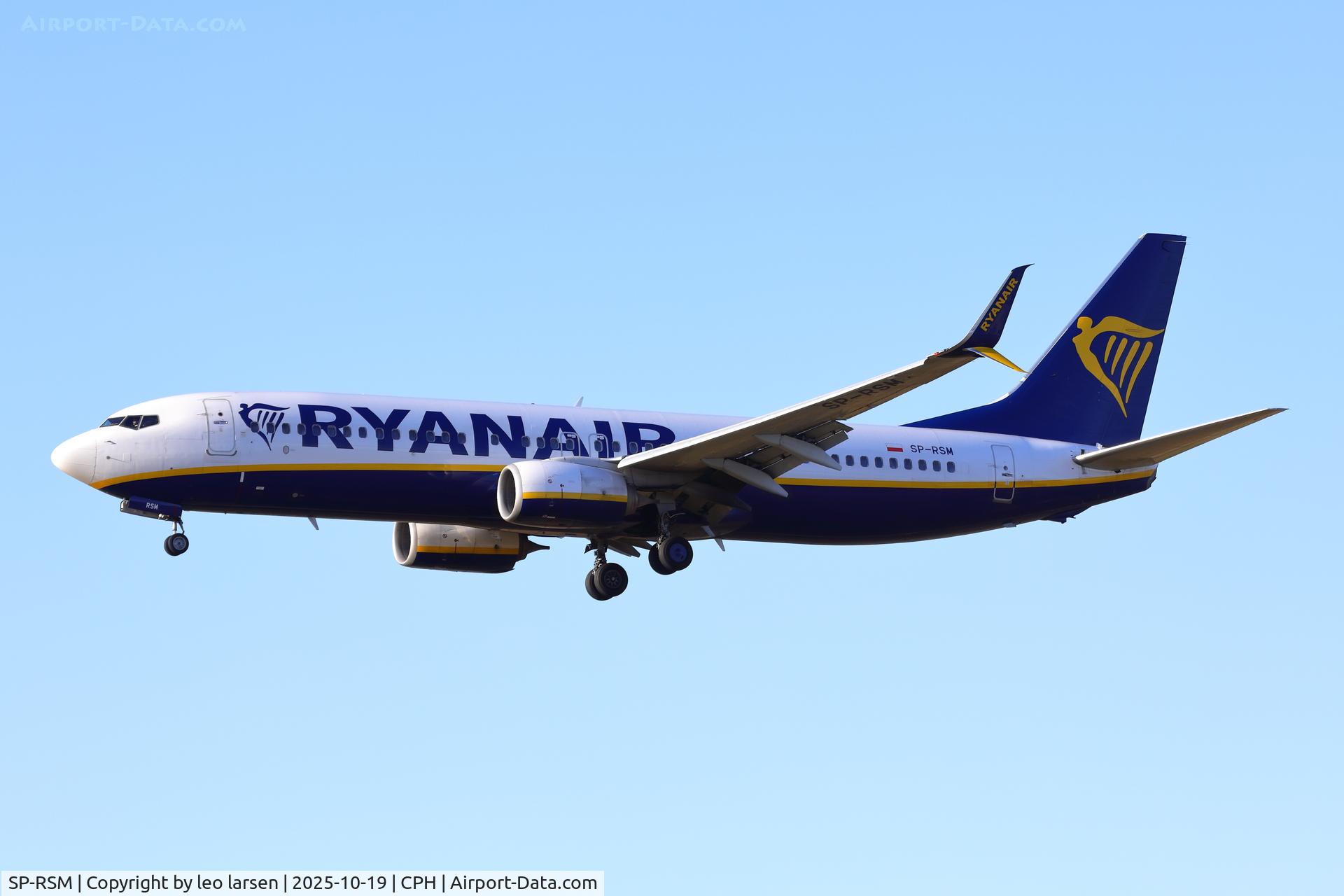 SP-RSM, 2017 Boeing 737-8AS C/N 44791, Copenhagen 19.10.2025 SP-RSM, 2017 Boeing 737-8AS C/N 44791, Copenhagen 19.10.2025