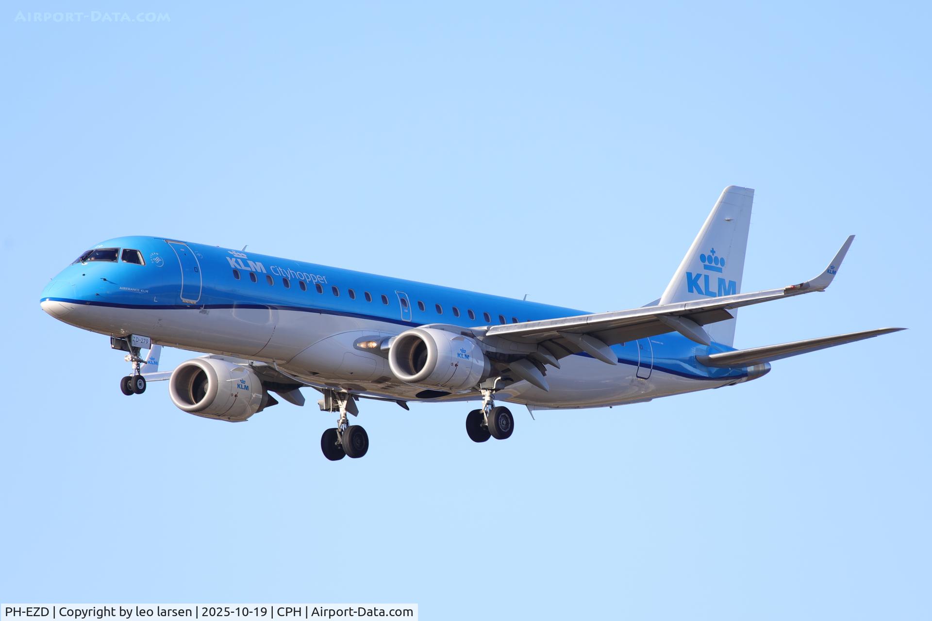 PH-EZD, 2009 Embraer 190LR (ERJ-190-100LR) C/N 19000279, Copenhagen 19.10.2025