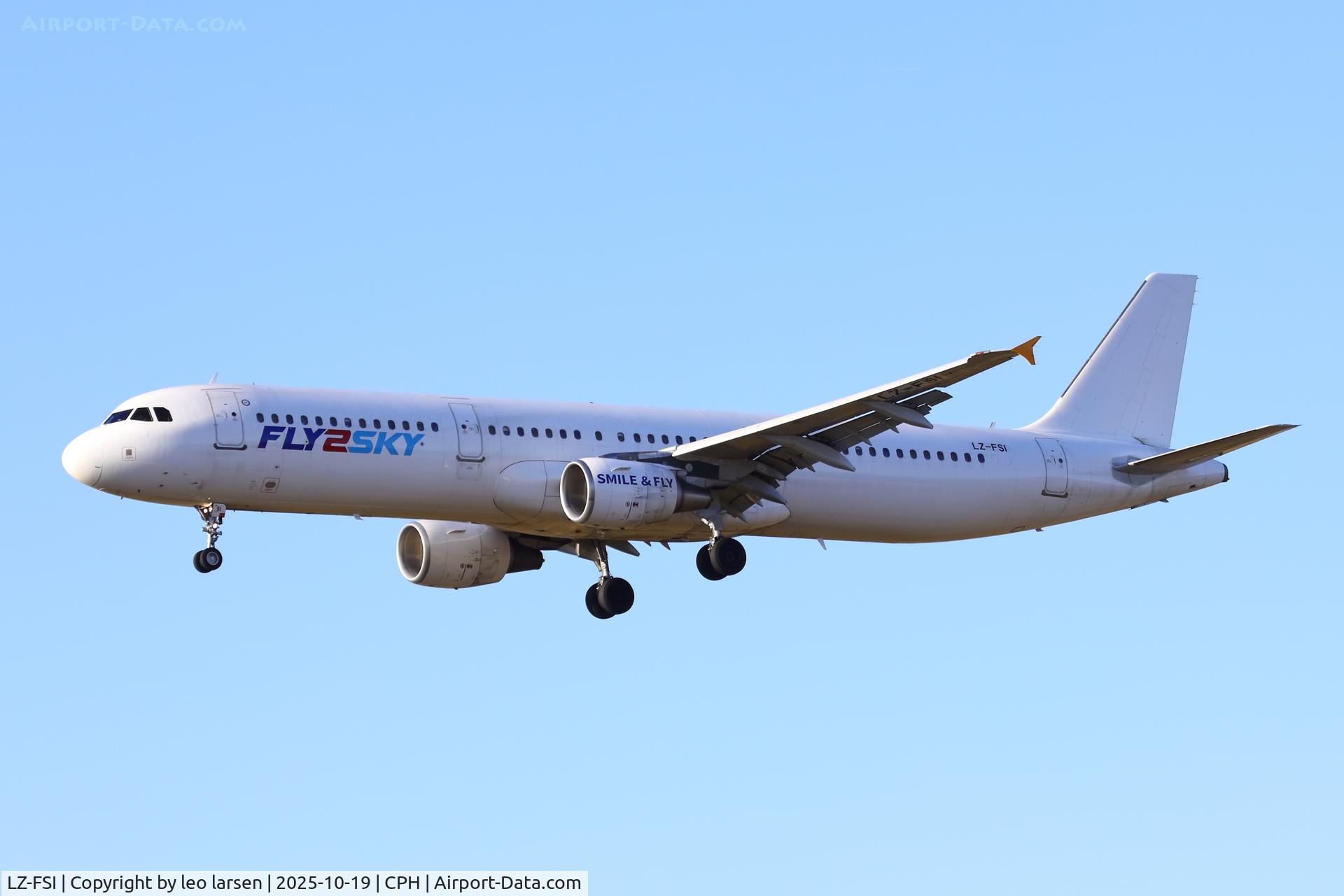 LZ-FSI, 2003 Airbus A321-211 C/N 1960, Copenhagen 19.10.2025