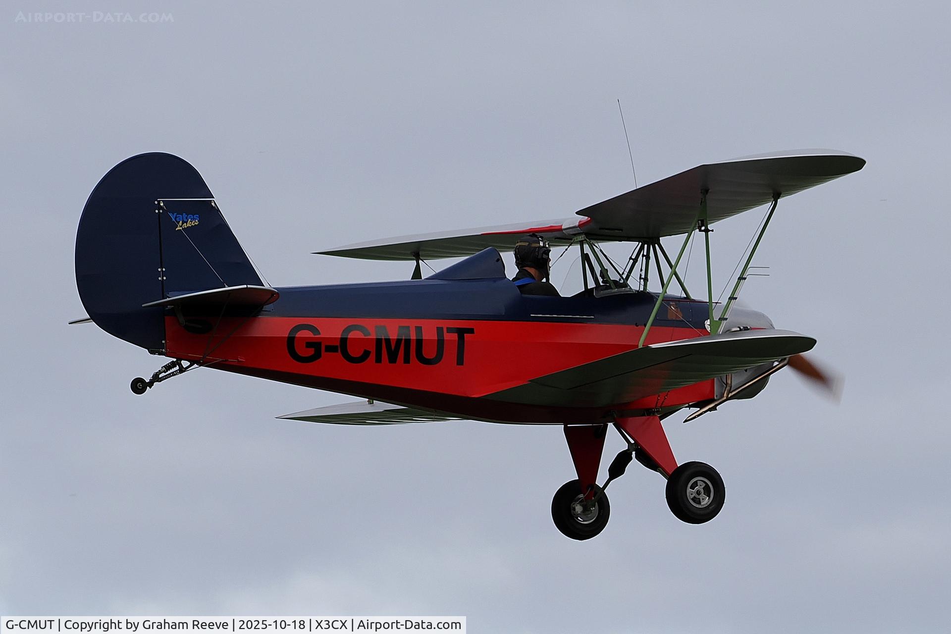 G-CMUT, 2023 Yates Yates Lakes C/N MJAY01, Seen on the aircrafts maiden flight at Northrepps.