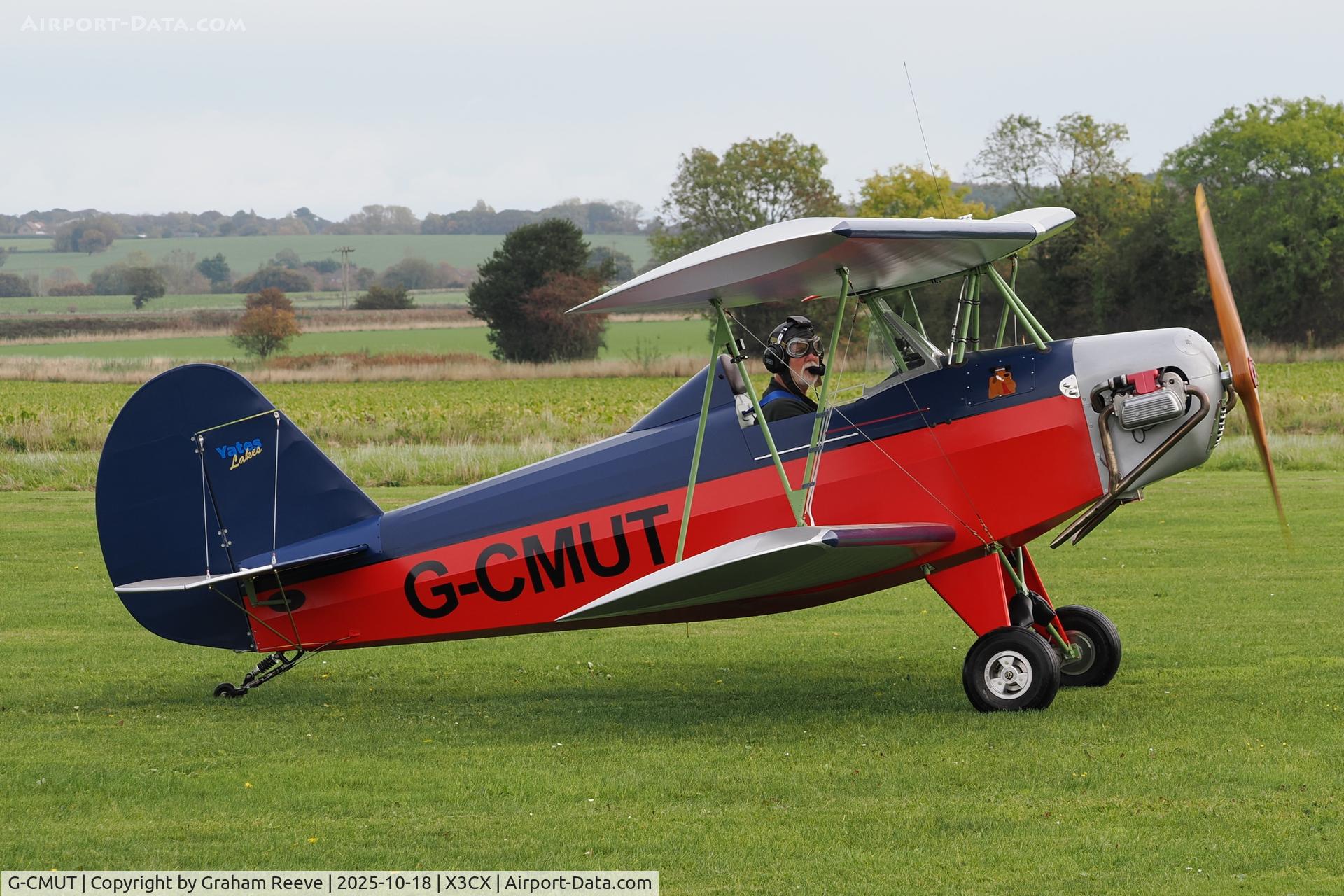 G-CMUT, 2023 Yates Yates Lakes C/N MJAY01, Just landed after the maiden flight at Northrepps.
