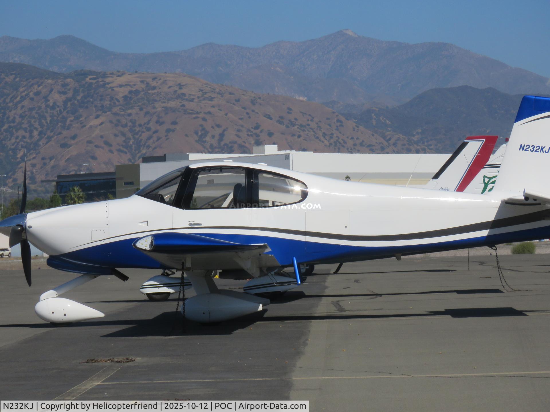 N232KJ, 2021 Vans RV-10 C/N 41904, Parked in east transit parking