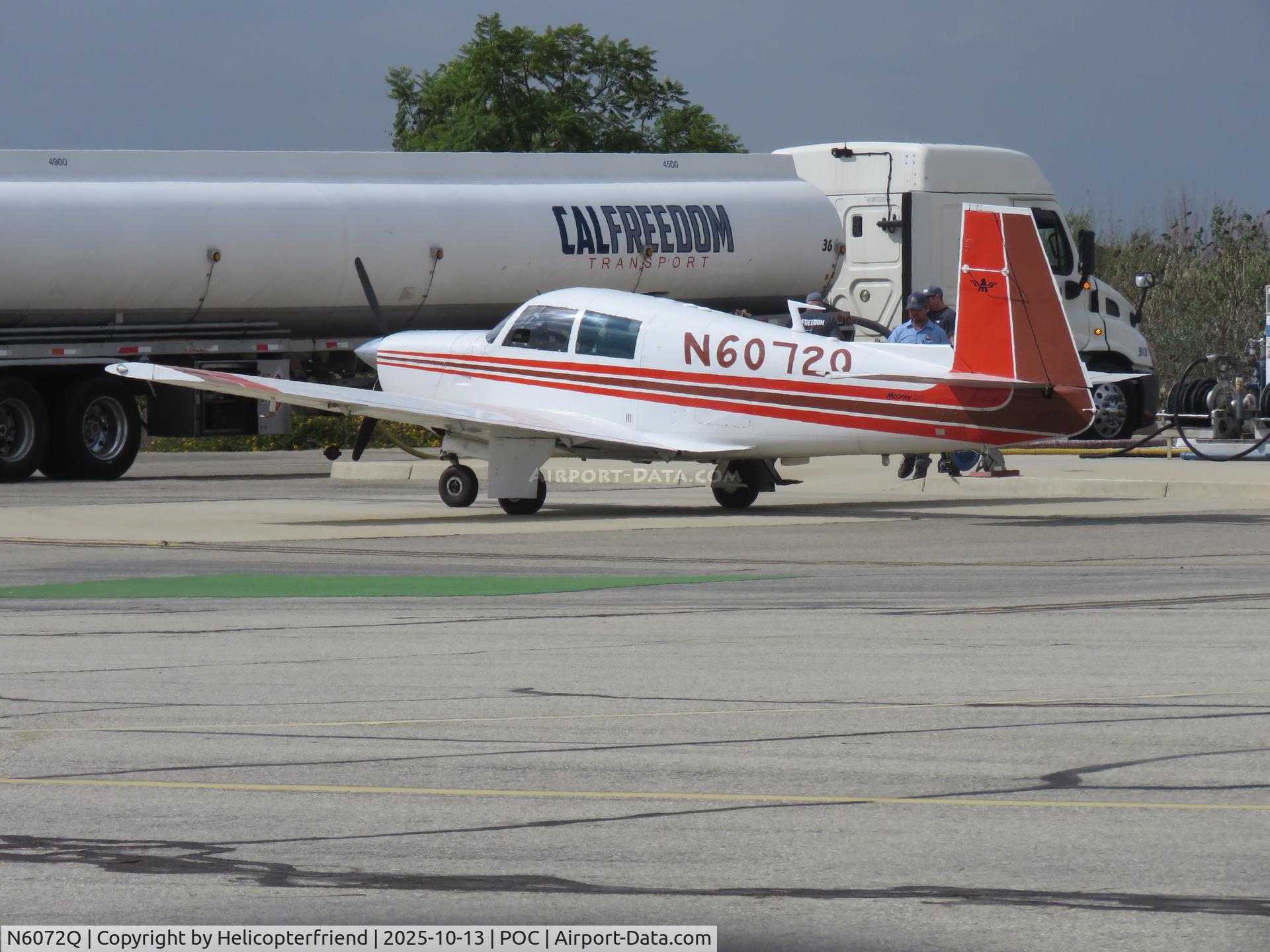 N6072Q, 1965 Mooney M20E C/N 901, Parked in transit parking N6072Q, 1965 Mooney M20E C/N 901, Parked in transit parking
