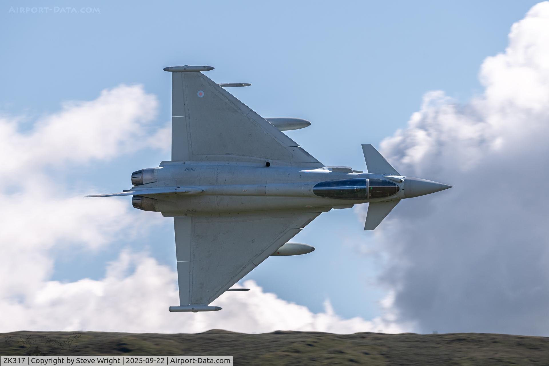 ZK317, Eurofighter EF-2000 Typhoon FGR4 C/N BS078, Mach Loop, Wales UK ZK317, Eurofighter EF-2000 Typhoon FGR4 C/N BS078, Mach Loop, Wales UK