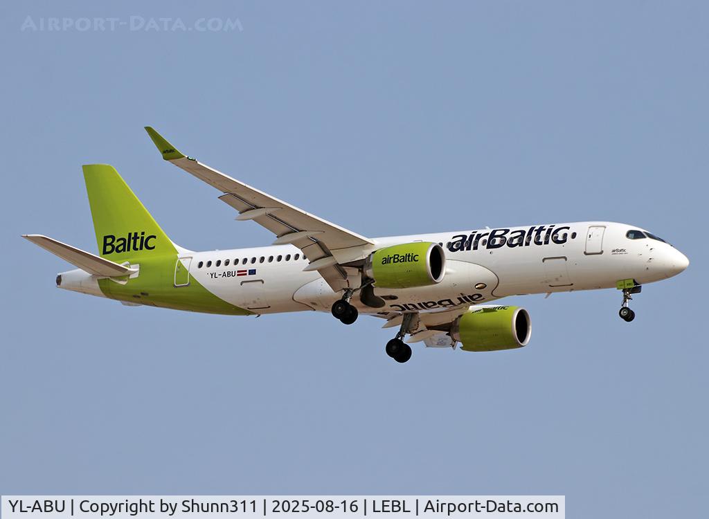 YL-ABU, 2024 Airbus A220-300 C/N 55264, Landing rwy 24R YL-ABU, 2024 Airbus A220-300 C/N 55264, Landing rwy 24R