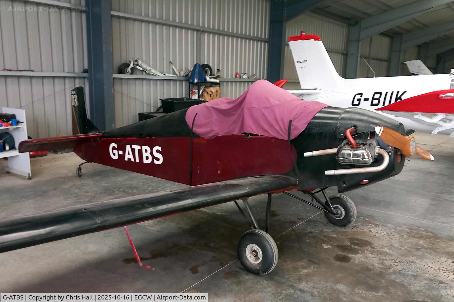 G-ATBS, 1966 Druine D.31 Turbulent C/N PFA 1620, Welshpool