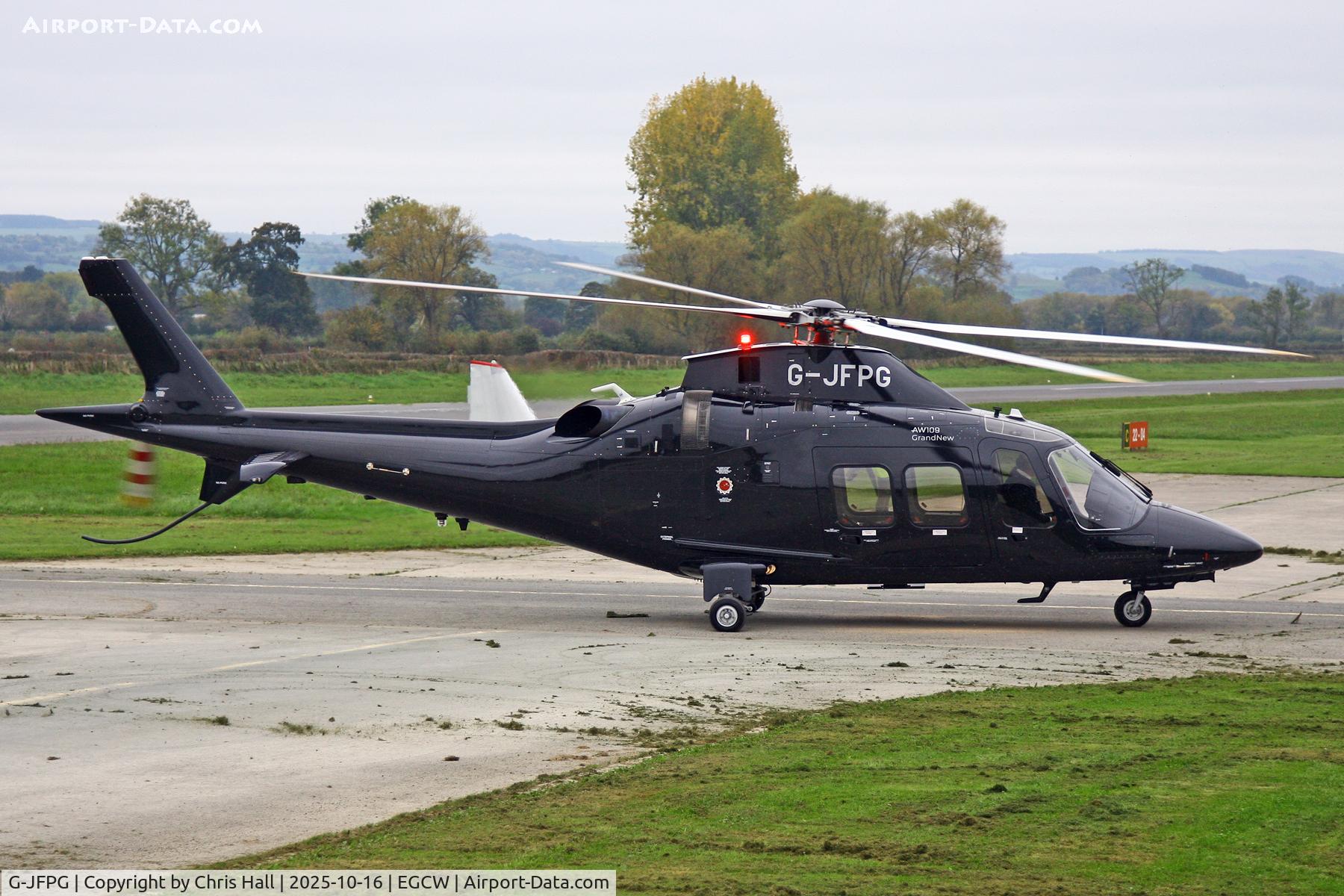 G-JFPG, 2022 Leonardo AW-109SP Grand New C/N 22438, Welshpool