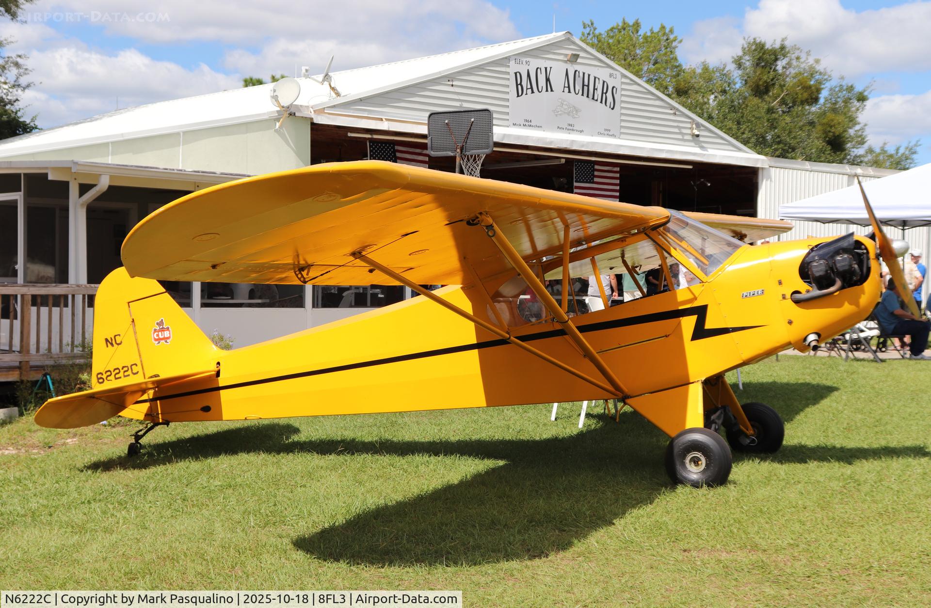 N6222C, 1940 Piper J3F-65 C/N 5860, Piper J3F-65