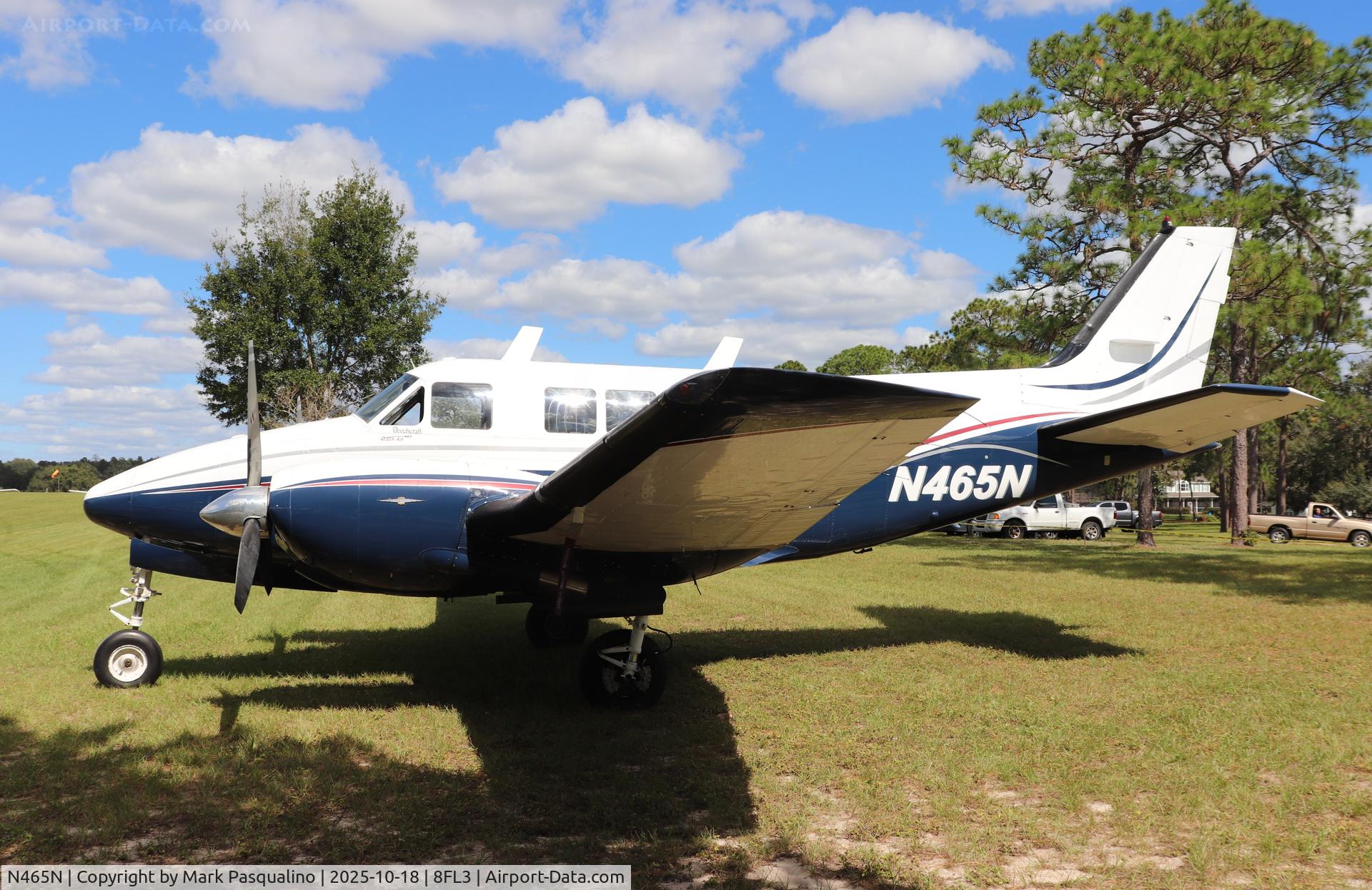 N465N, 1967 Beech A65 Queen Air C/N LC-255, Beech A65