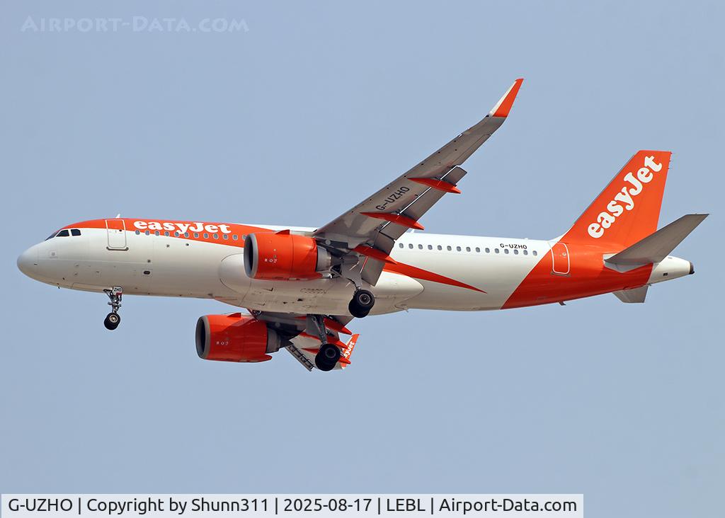 G-UZHO, 2018 Airbus A320-251N C/N 8411, Landing rwy 24R