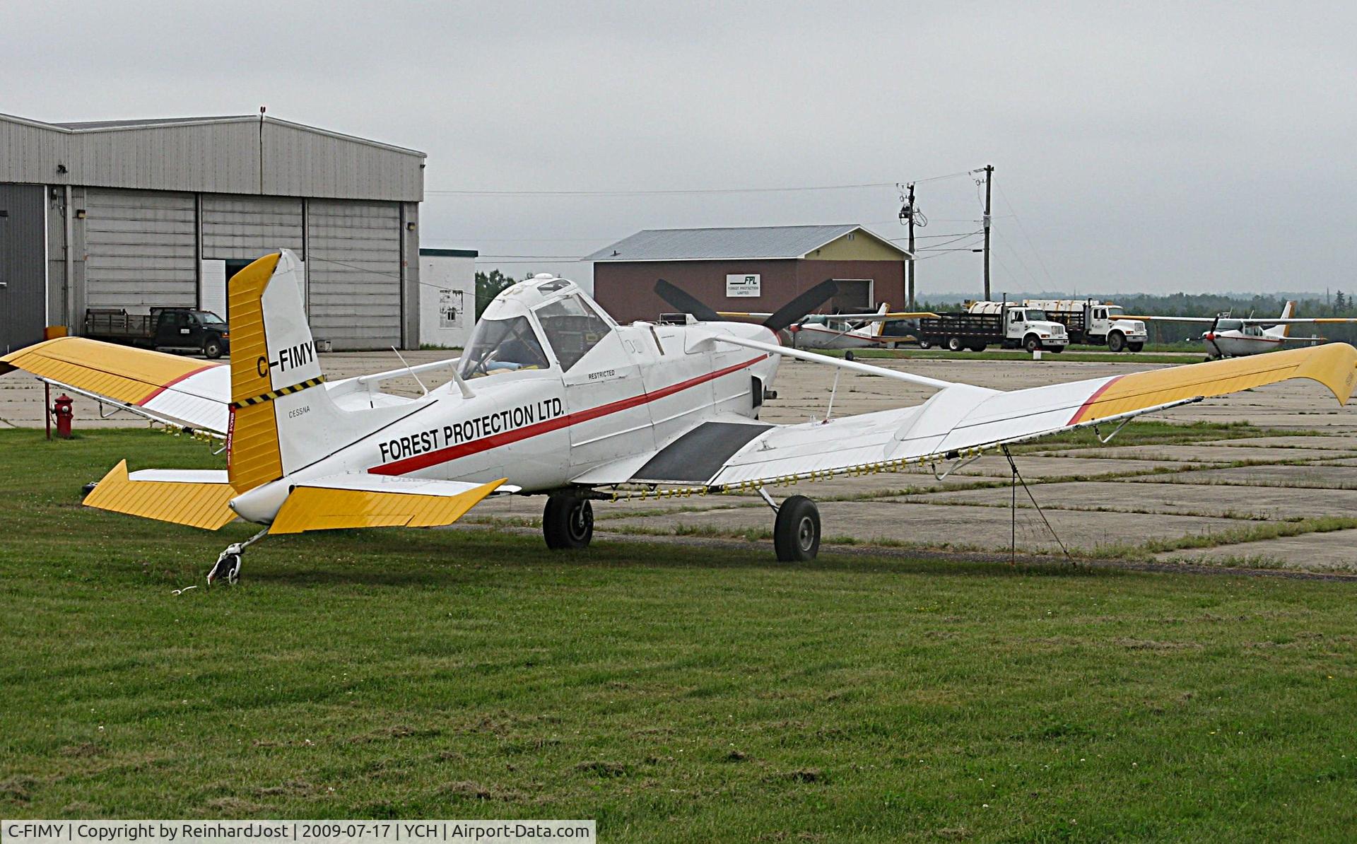 C-FIMY, 1973 Cessna A188B C/N 18801247T, Cessna C-FIMY  of Forest Protection Ltd. at Miramichi, New Brunswick, Canada C-FIMY, 1973 Cessna A188B C/N 18801247T, Cessna C-FIMY  of Forest Protection Ltd. at Miramichi, New Brunswick, Canada