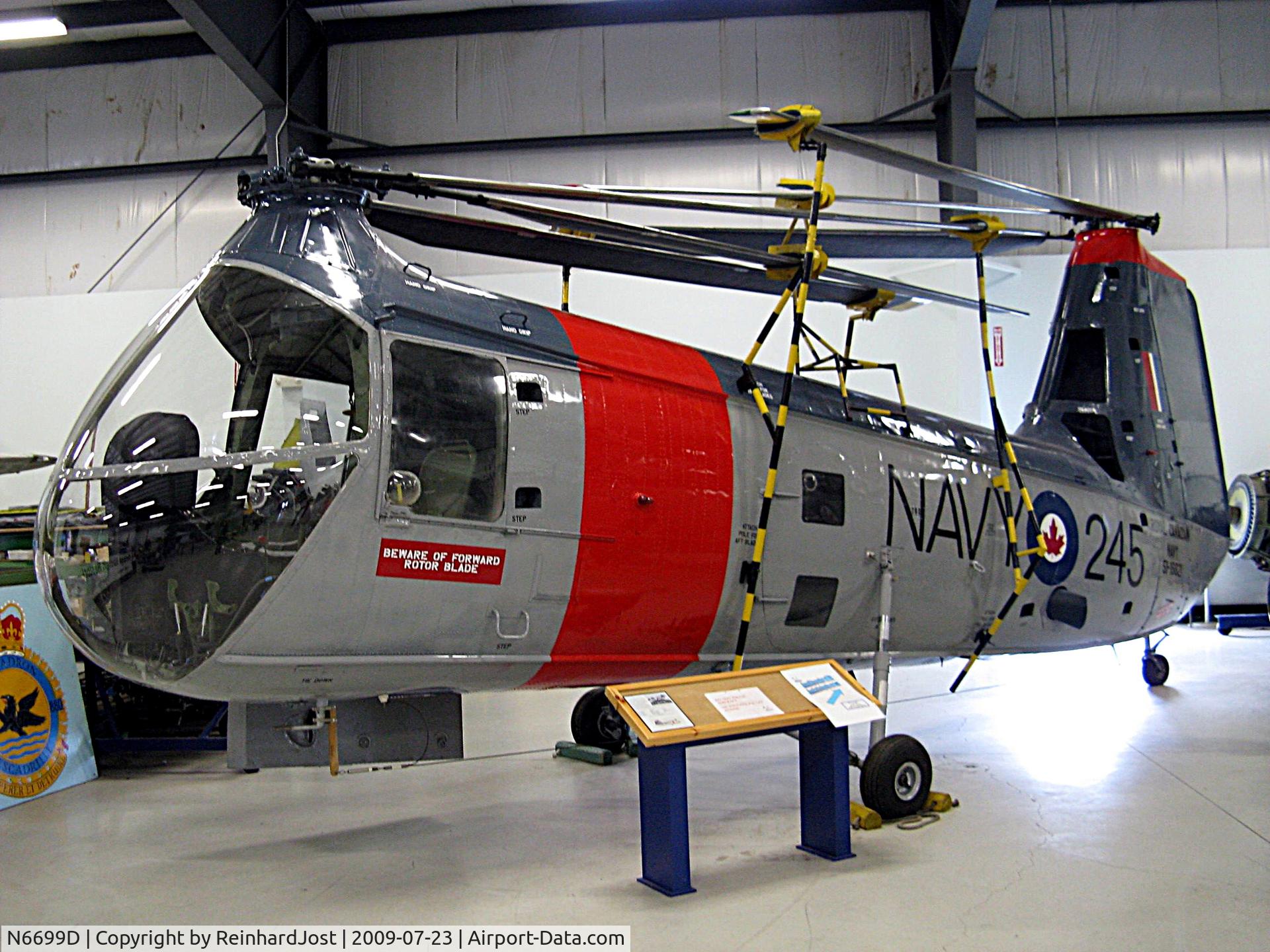 N6699D, 1954 Piasecki HUP-3 Retriever C/N 51, As Canadian Navy 245 at the Shearwater Aviation Museum, NB, Canada N6699D, 1954 Piasecki HUP-3 Retriever C/N 51, As Canadian Navy 245 at the Shearwater Aviation Museum, NB, Canada