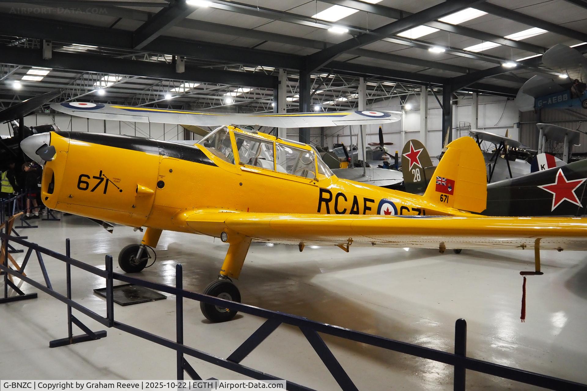 G-BNZC, 1952 De Havilland DHC-1 Chipmunk 22 C/N C1/0778, On display at the Shuttleworth Collection, Old Warden.  G-BNZC, 1952 De Havilland DHC-1 Chipmunk 22 C/N C1/0778, On display at the Shuttleworth Collection, Old Warden.