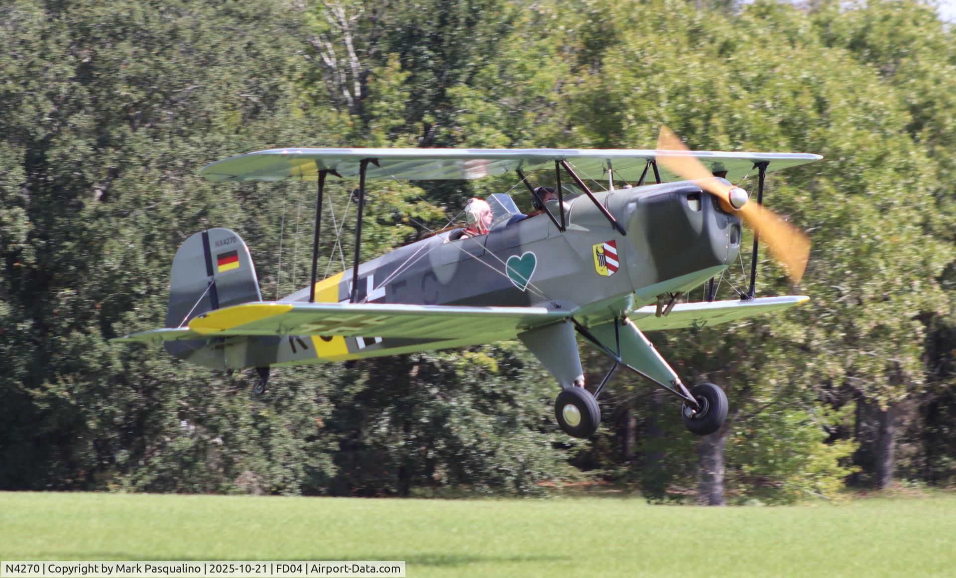 N4270, 1959 CASA 1-131 Jungmann C/N E3B-427, CASA 1-131 Jungmann