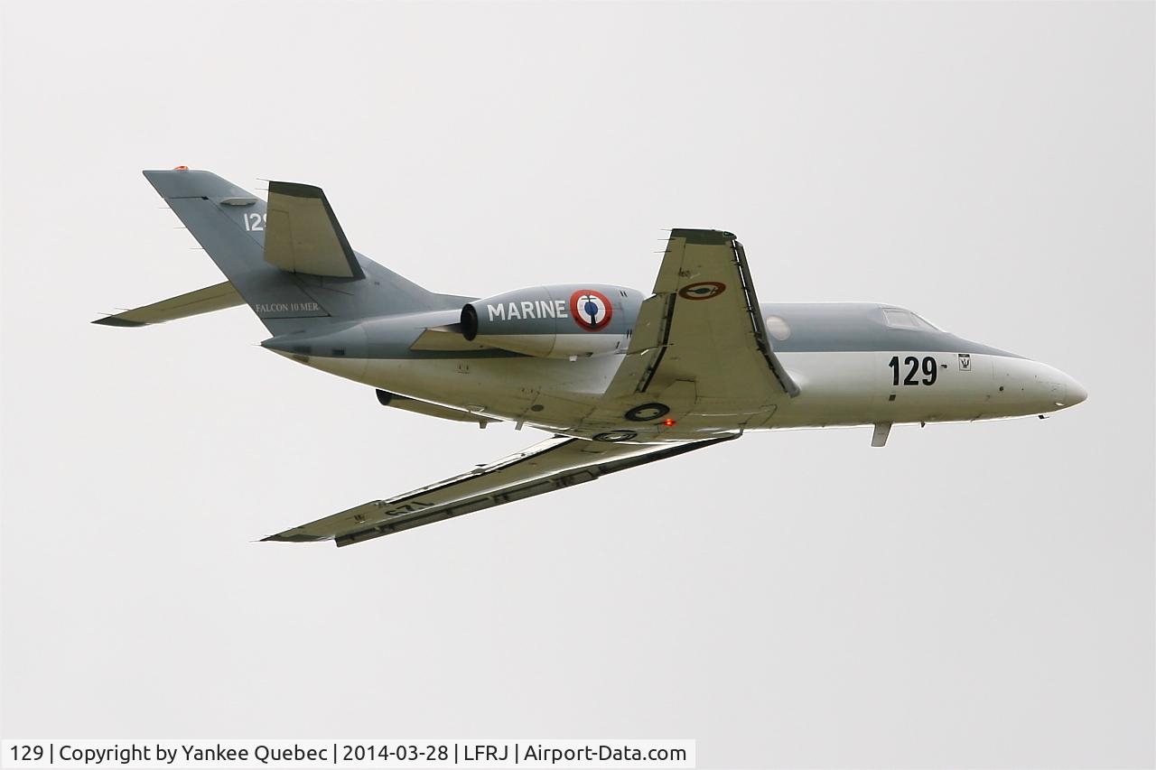 129, 1978 Dassault Falcon 10MER C/N 129, Dassault Falcon 10 MER, Landivisiau Naval Air Base (LFRJ-LDV) 129, 1978 Dassault Falcon 10MER C/N 129, Dassault Falcon 10 MER, Landivisiau Naval Air Base (LFRJ-LDV)