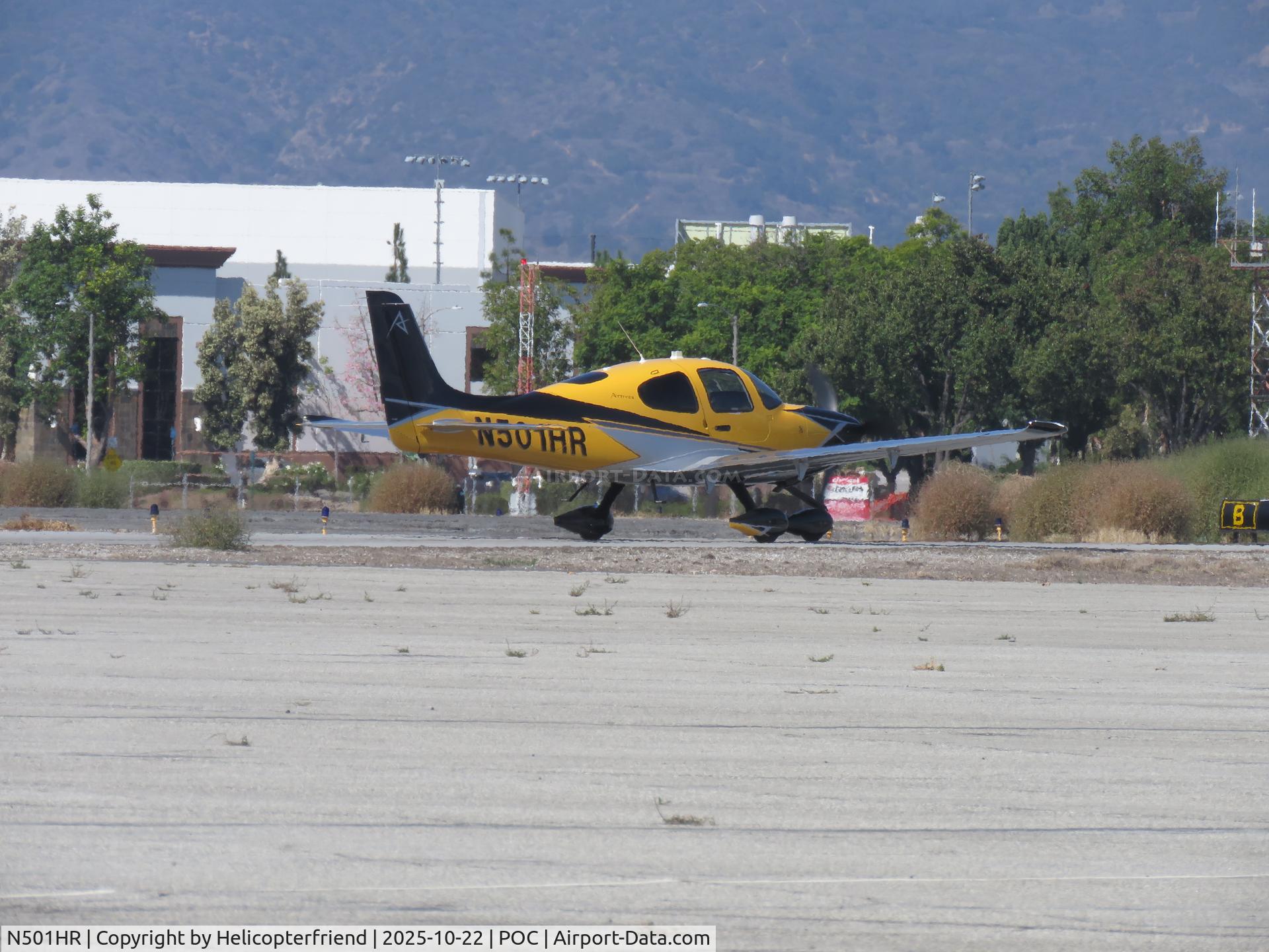 N501HR, 2025 Cirrus Design Corp SR22T C/N 10506, Entering taxiway Sierra N501HR, 2025 Cirrus Design Corp SR22T C/N 10506, Entering taxiway Sierra